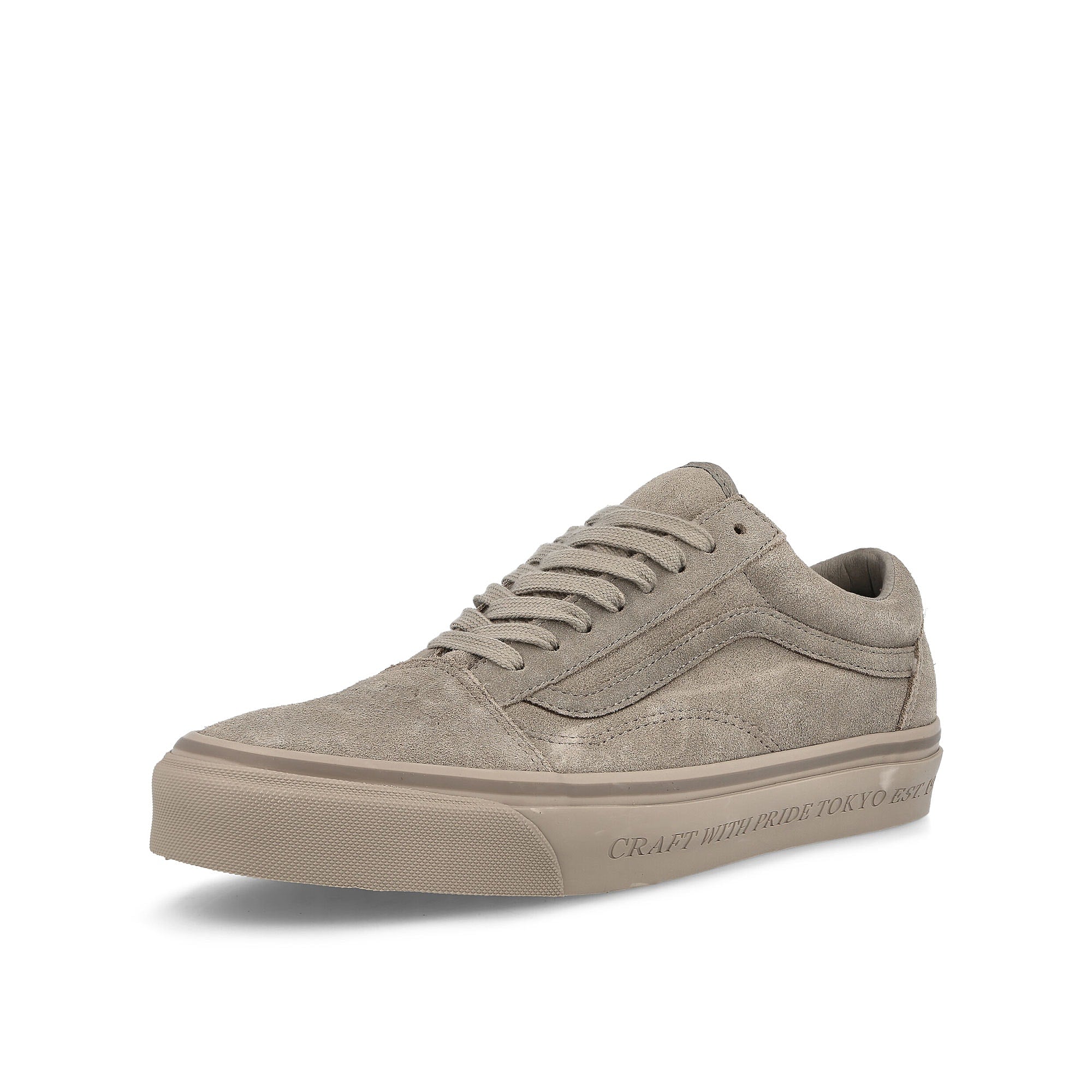 Vans Neighborhood x Vans Old Skool 36 DX Aluminium Low Top Sneakers Close Up | Overkill