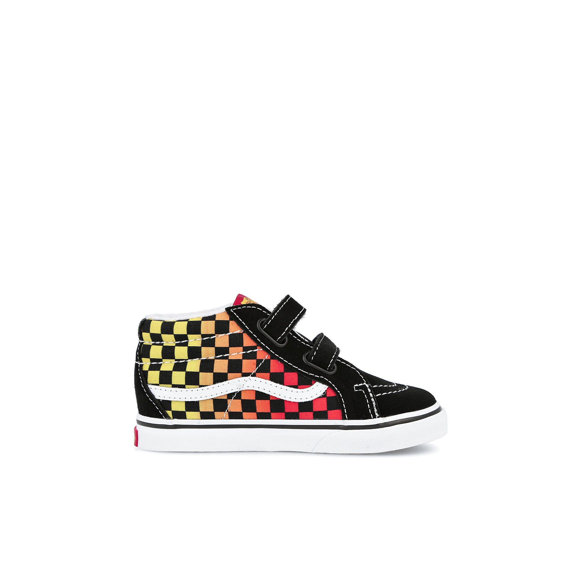 Vans sk8-mid reissue v infants Flame Logo Repeat Mid Top Sneakers Silhouette | Overkill