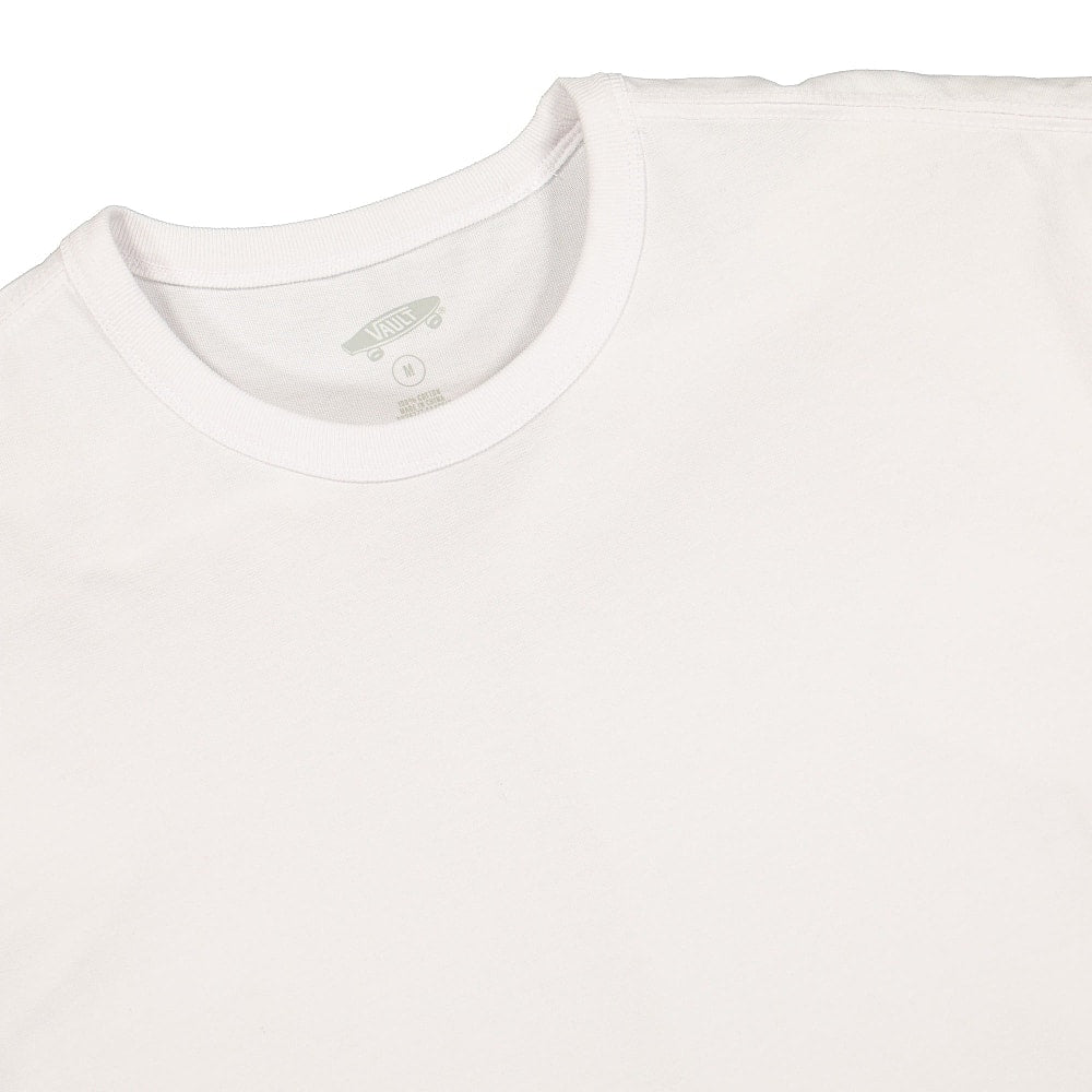 Vans Vault OG Short Sleeve Tee White T-Shirts Close-up | Overkill