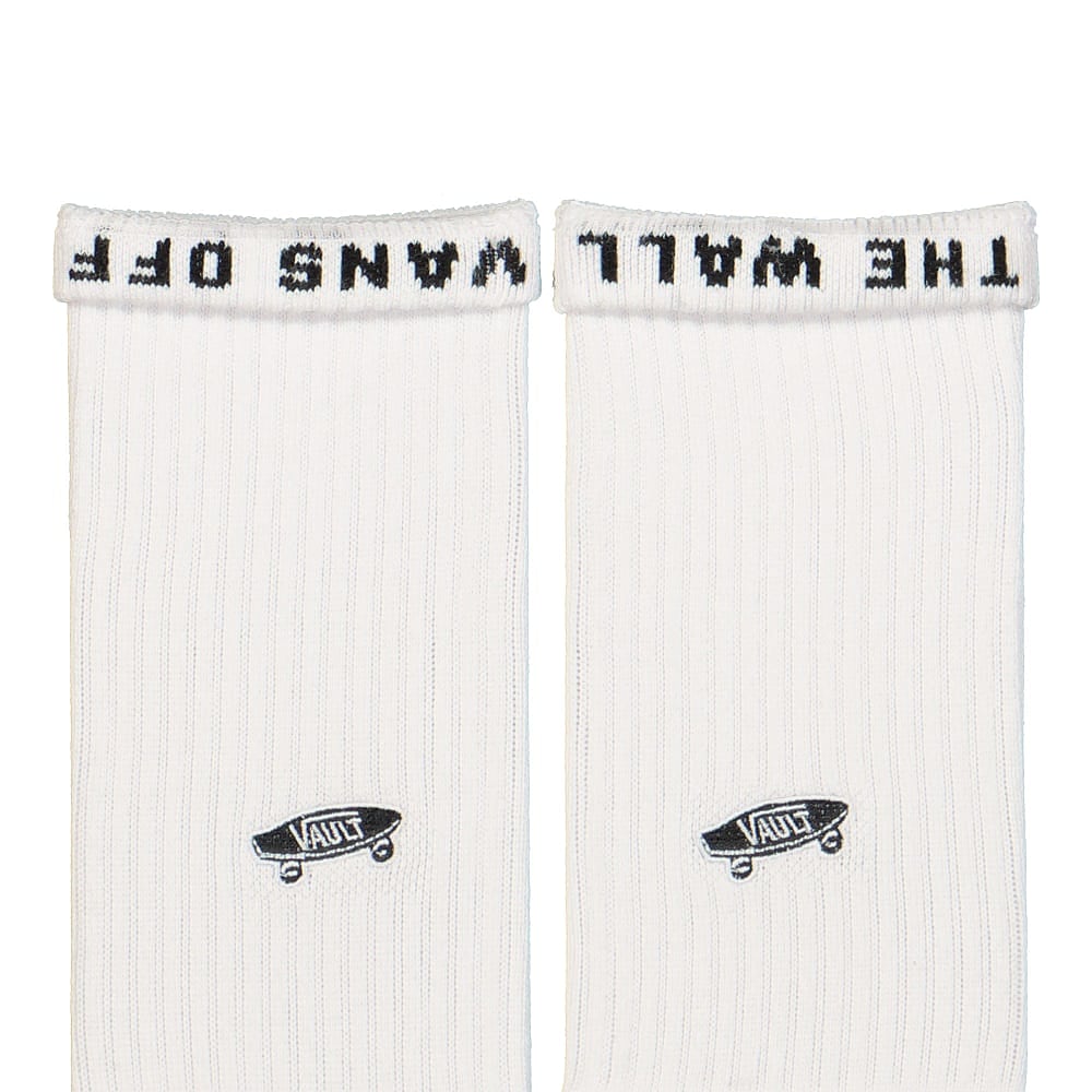 Vans Vault OG Crew Socks White Socks Close-up | Overkill