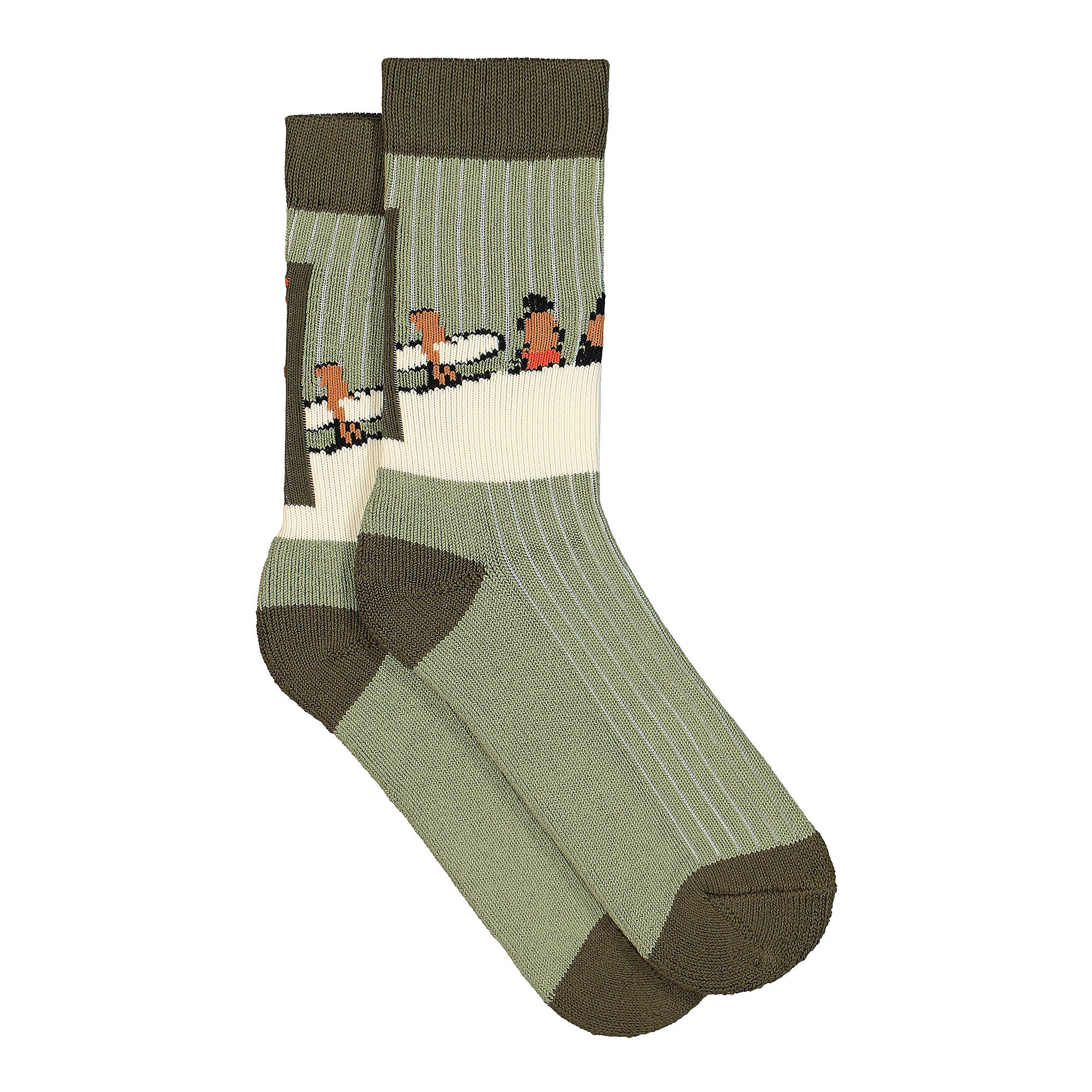 Vans Nigel Cabourn x Vans MN Vault Socks Loden Green Socks Material | Overkill