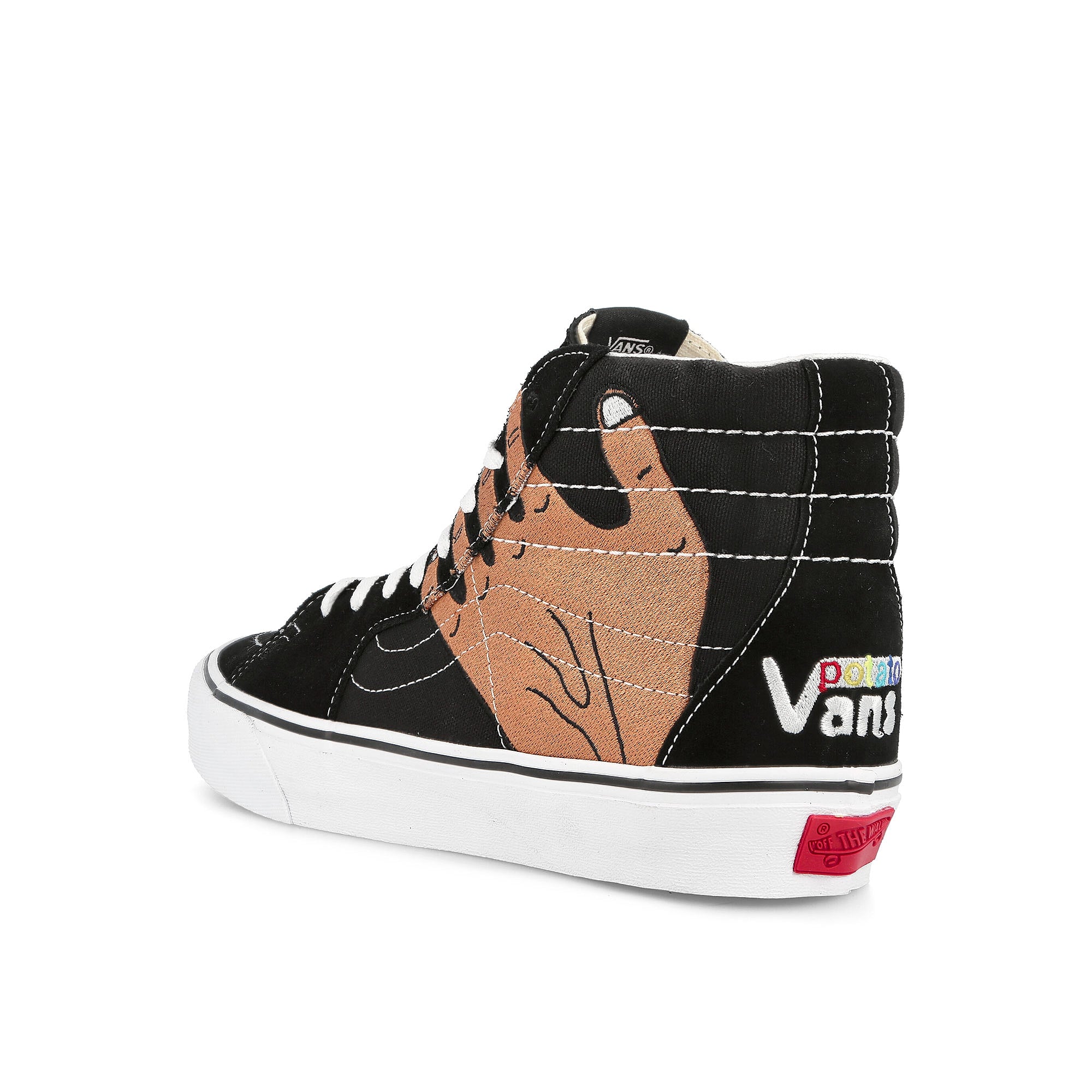 Vans Imran Potato x Vans Sk8-Hi VR3 LX Black / Brown Close-up | Overkill