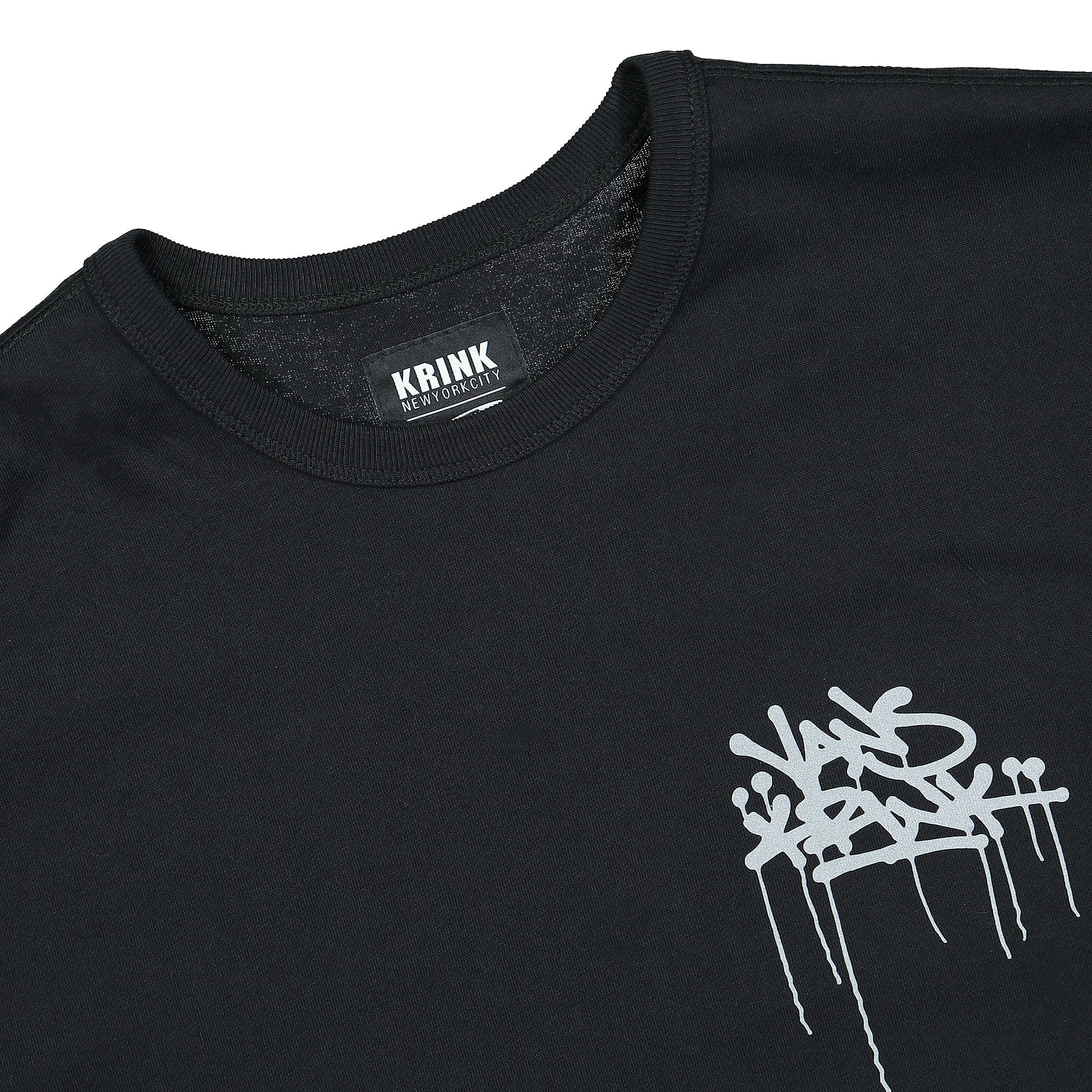 Vans Krink x Vans Vault Checker T-Shirt Black T-Shirts Close-up | Overkill