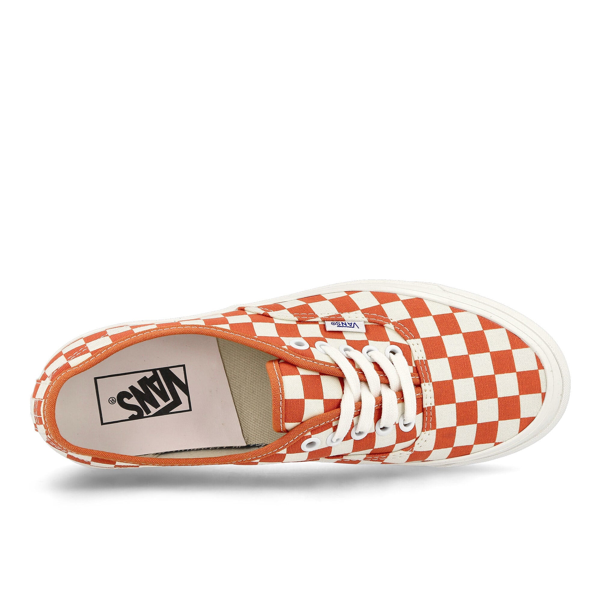 Vans authentic 44 d Orange-White Low Top Sneakers Detailfoto | Overkill