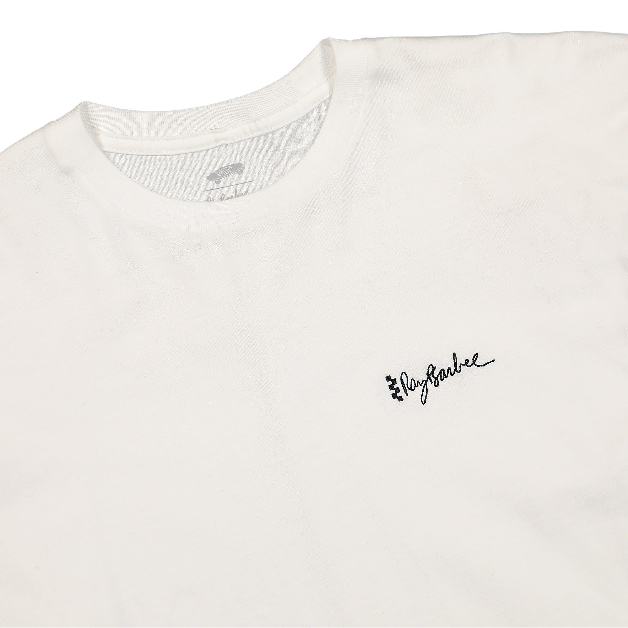 Vans Ray Barbee x Leica x Vans MN Vault LS T-Shirt White Longsleeves Close-up | Overkill