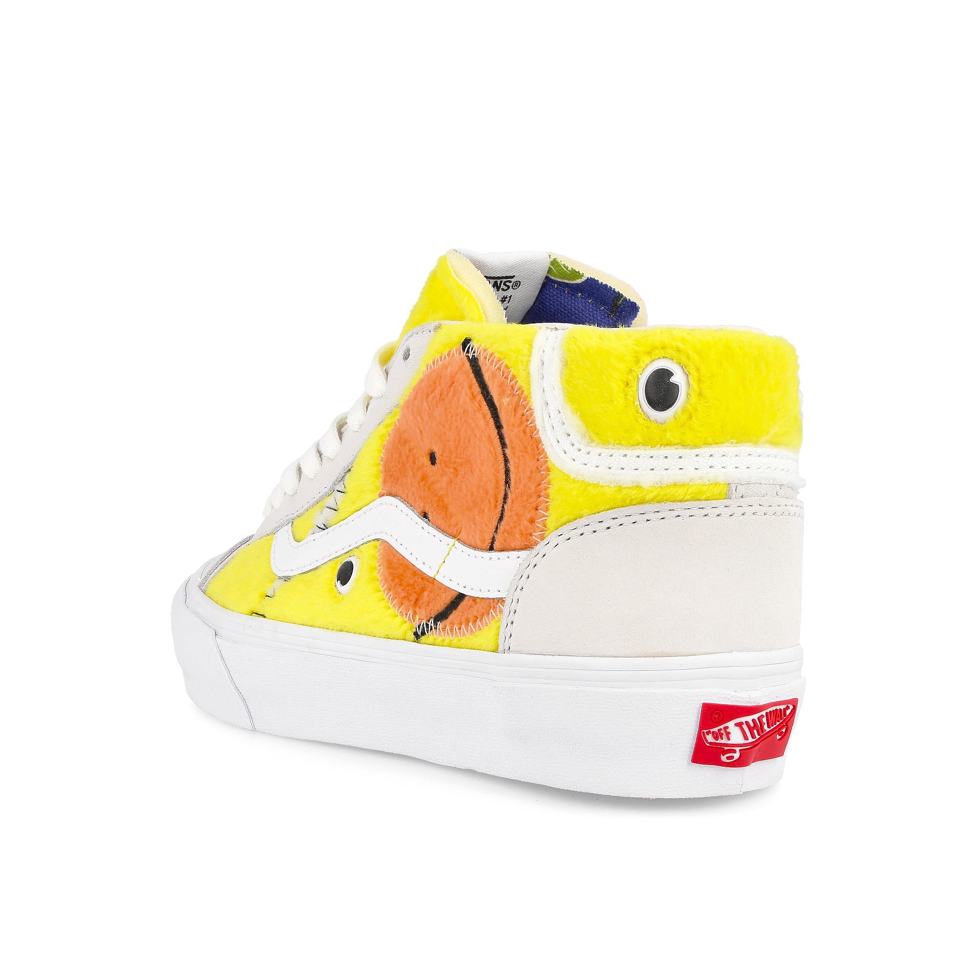 Vans mid zoo skool vault White / Orange / Yellow Close-up | Overkill