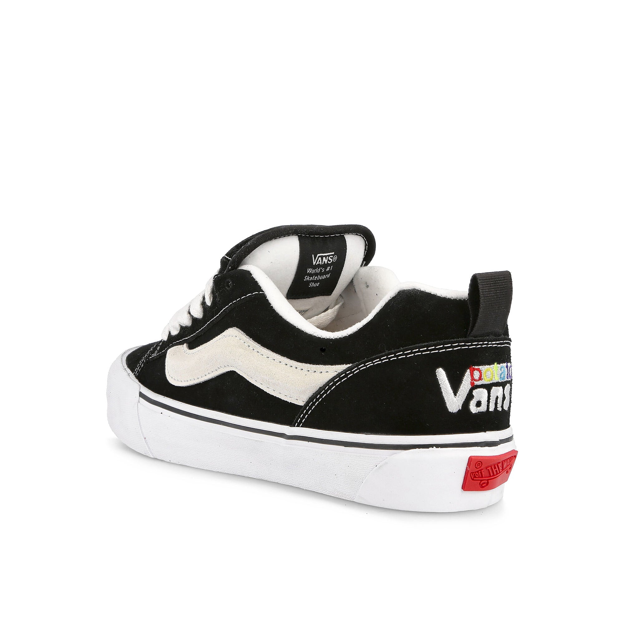 Vans Imran Potato x Vans Knu-Skool Vr3 Black / True White Close-up | Overkill