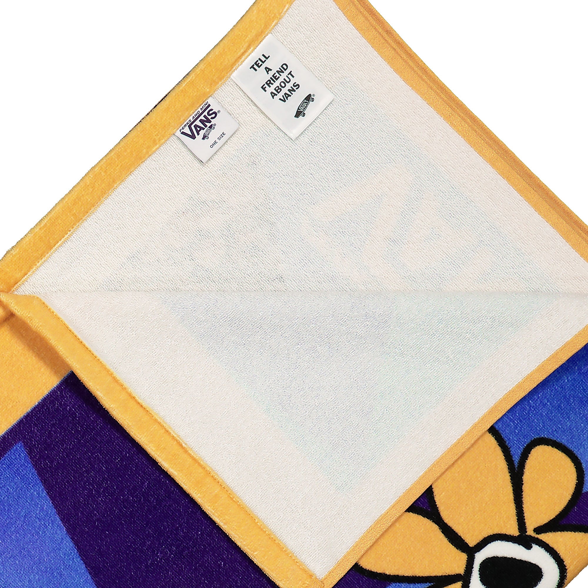 Vans PAM x Vans Spiral Checker Towel Yellow Towels Close-up | Overkill