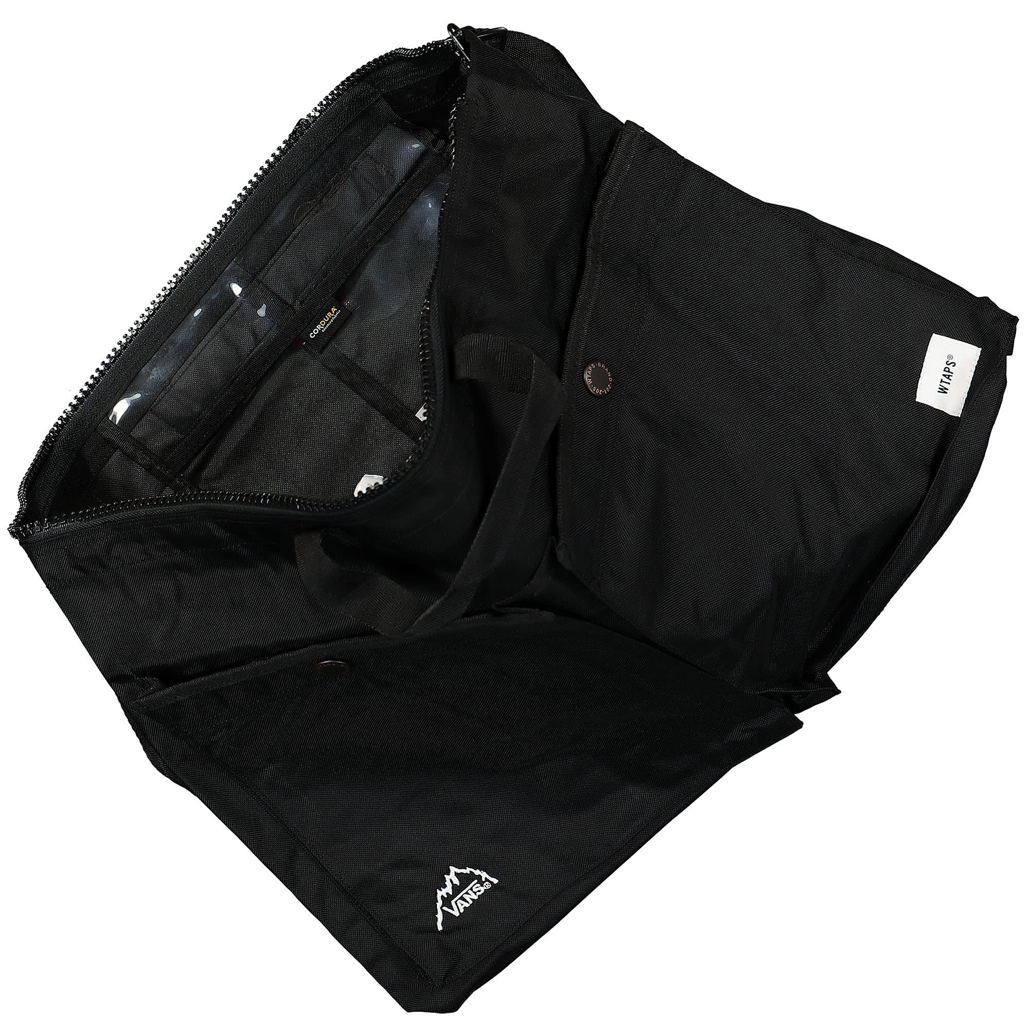 Vans WTAPS x Vans Helmet Bag Black Shoulder & Cross Body Bags Close-up | Overkill
