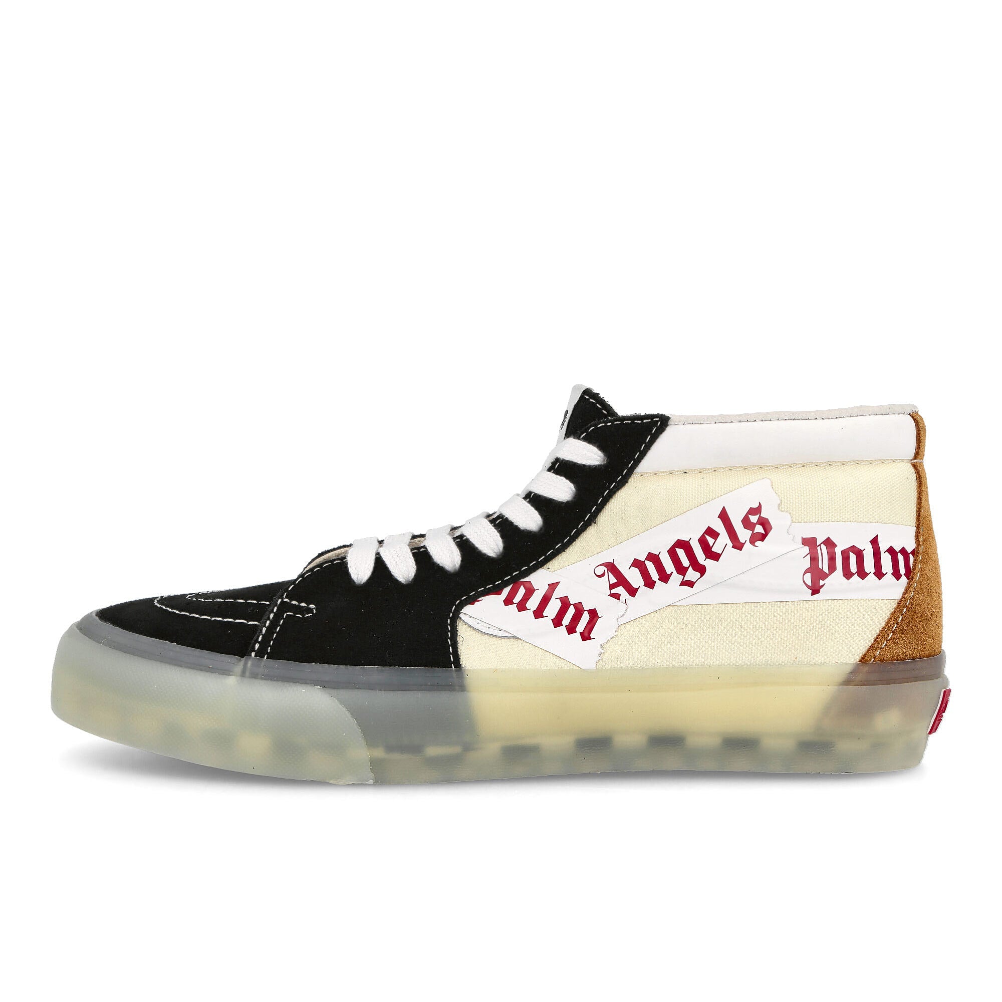 Vans Palm Angels x Vans Sk8-Mid Vlt Lx Black / Chipmunk Sneakers VN0A7TNH78C1 | Overkill