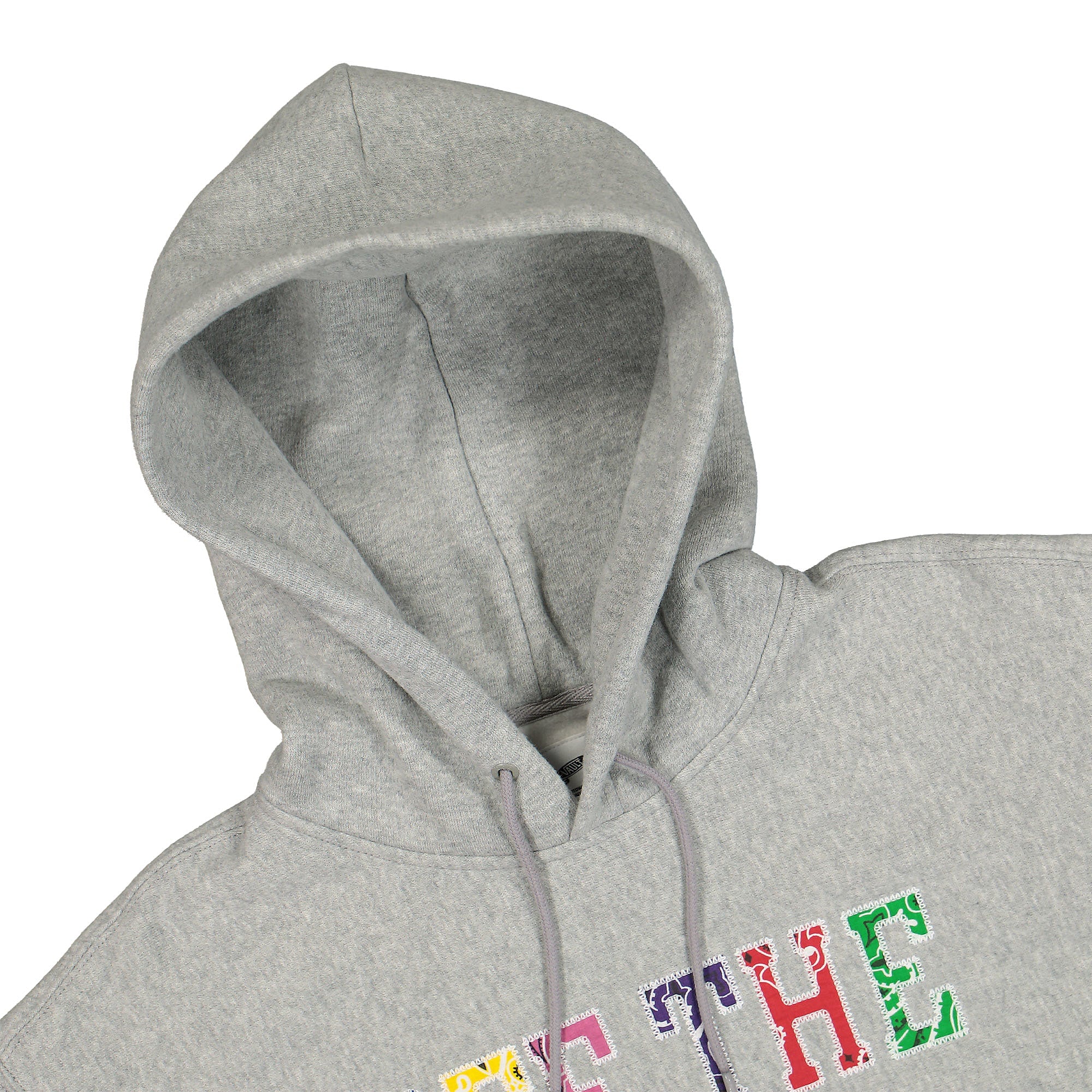 Vans Bedwin & The Heartbreakers x Vans Logo Cement Hoodie Grey Heather Hoodies Close-up | Overkill