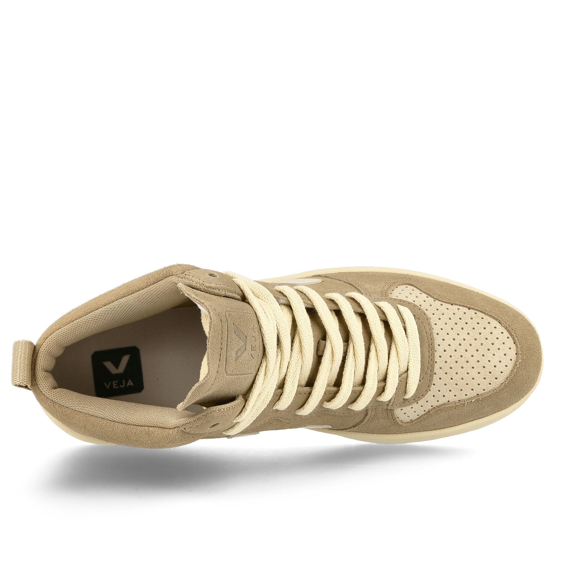 Veja v-15 suede Brown / Beige Sneakers Detailfoto | Overkill