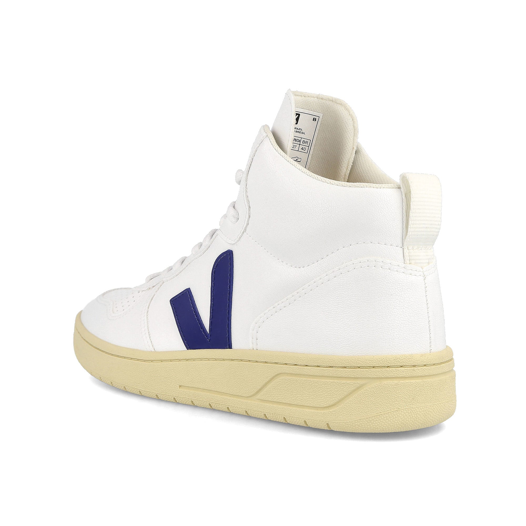 Veja v-15 cwl White Cobalt / Butter Sole Close-up | Overkill