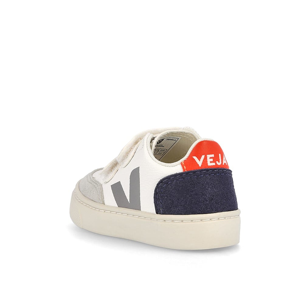 Veja small v-12 velcro chromefree leather Extra White-Multico Nautico Low Top Sneakers Material | Overkill