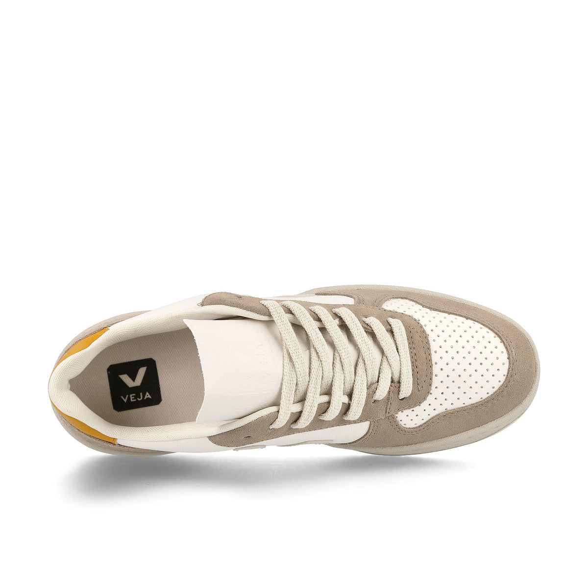 Veja wmns v-10 chromfree leather Extra White / Sahara / Ouro Sneakers Detailfoto | Overkill