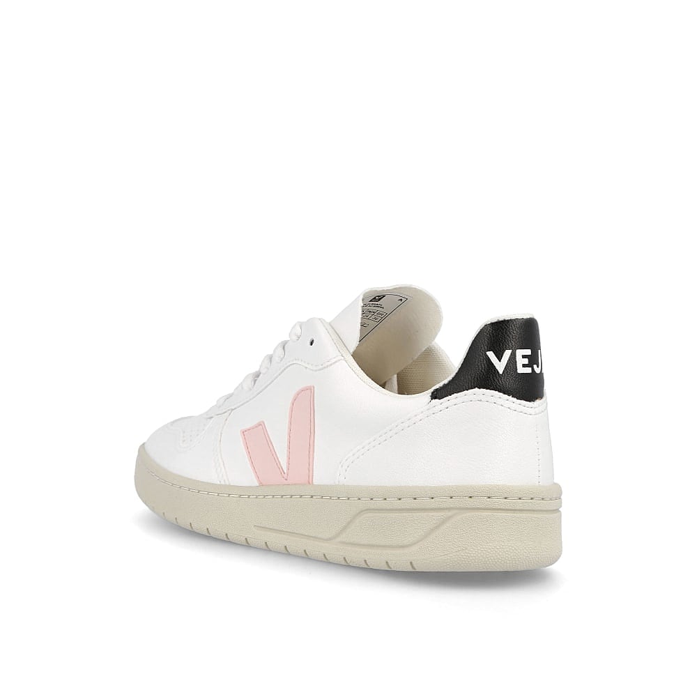 Veja wmns v-10 cwl White / Petale Black Close-up | Overkill