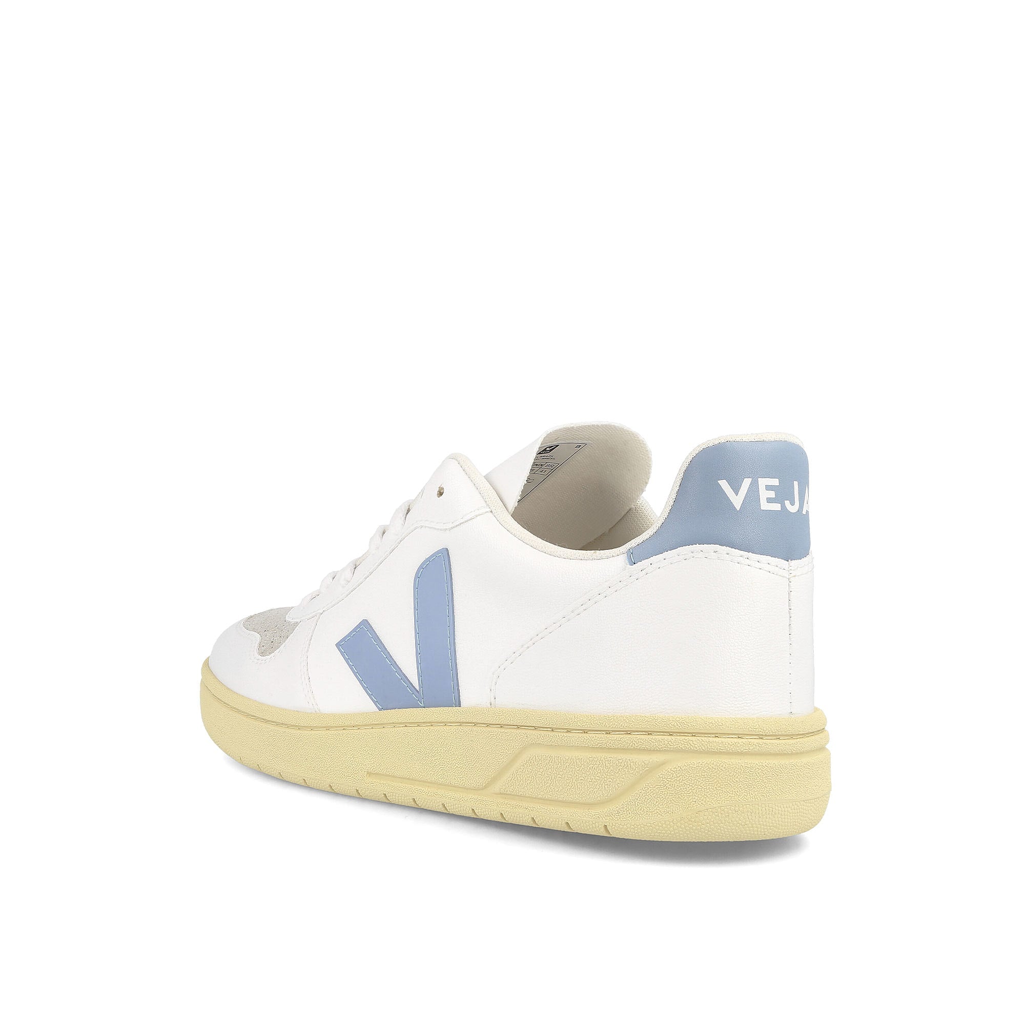 Veja wmns v-10 cwl White-Steel-Butter Low Top Sneakers Material | Overkill
