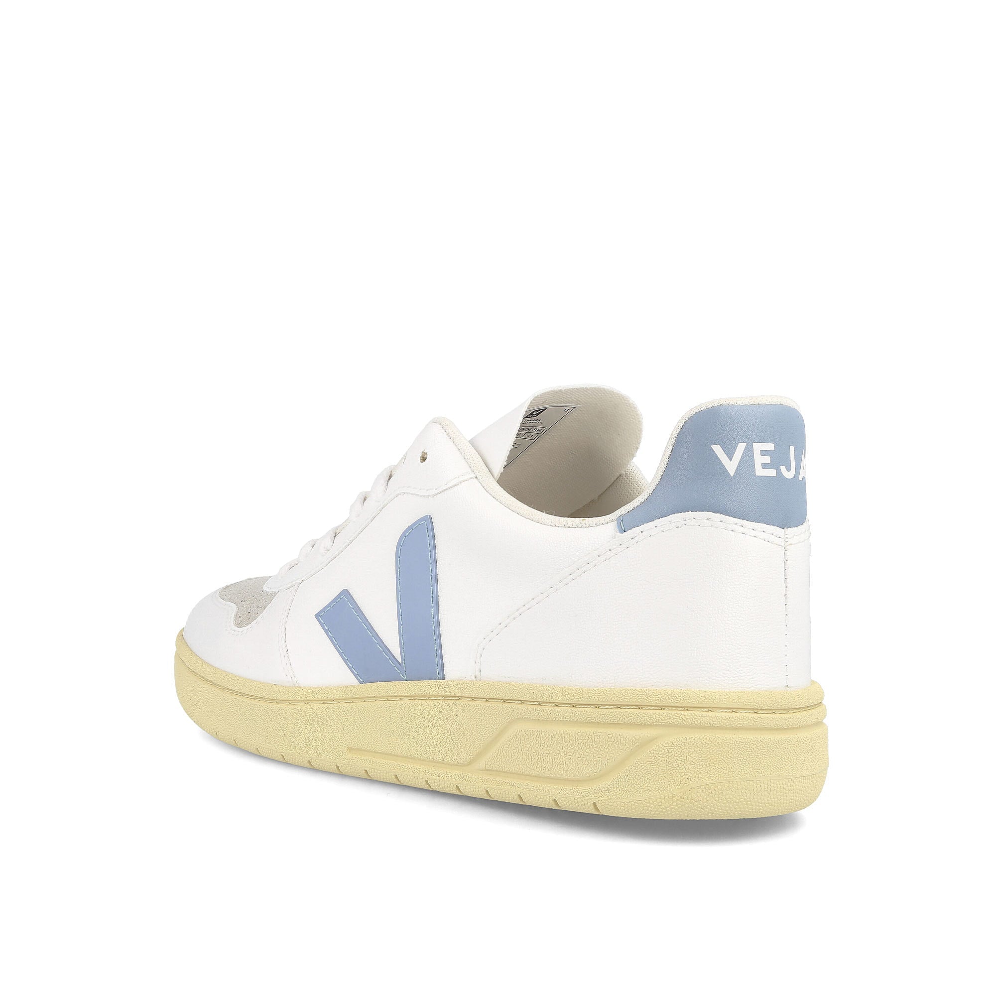 Veja v-10 cwl White / Steel / Butter Close-up | Overkill