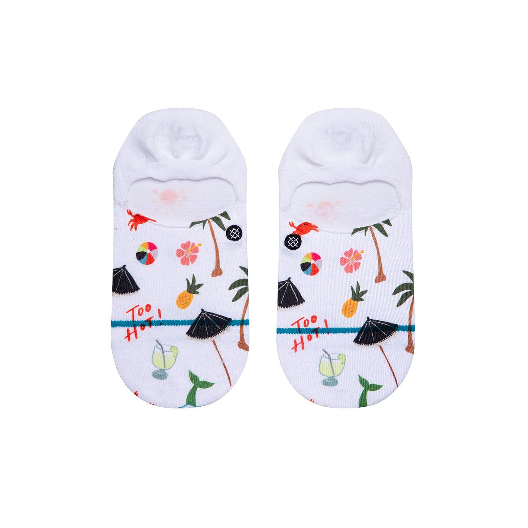 Stance Wmns Too Hot Socks White Socks Material | Overkill