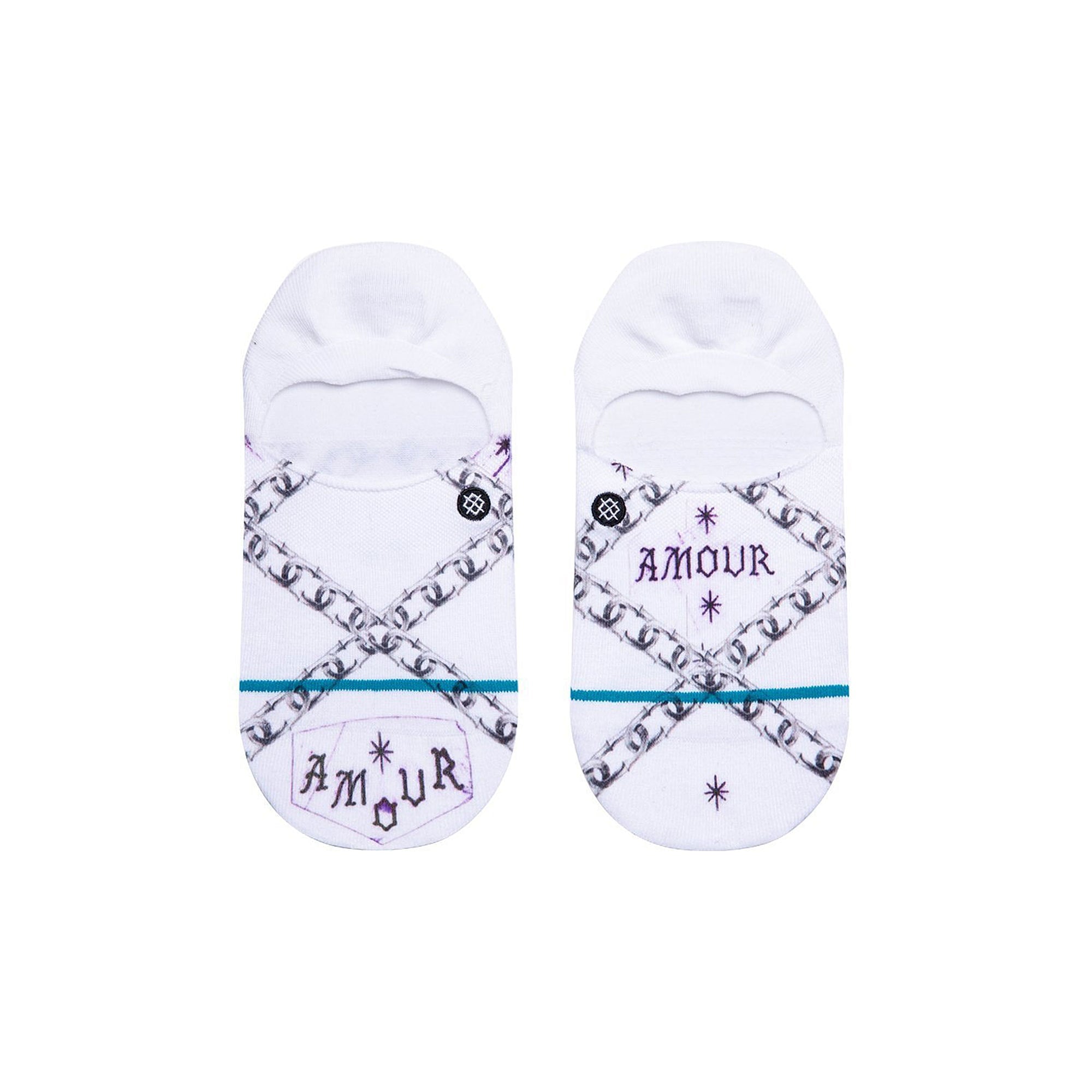 Stance Wmns Amour Socks White Socks Close-up | Overkill