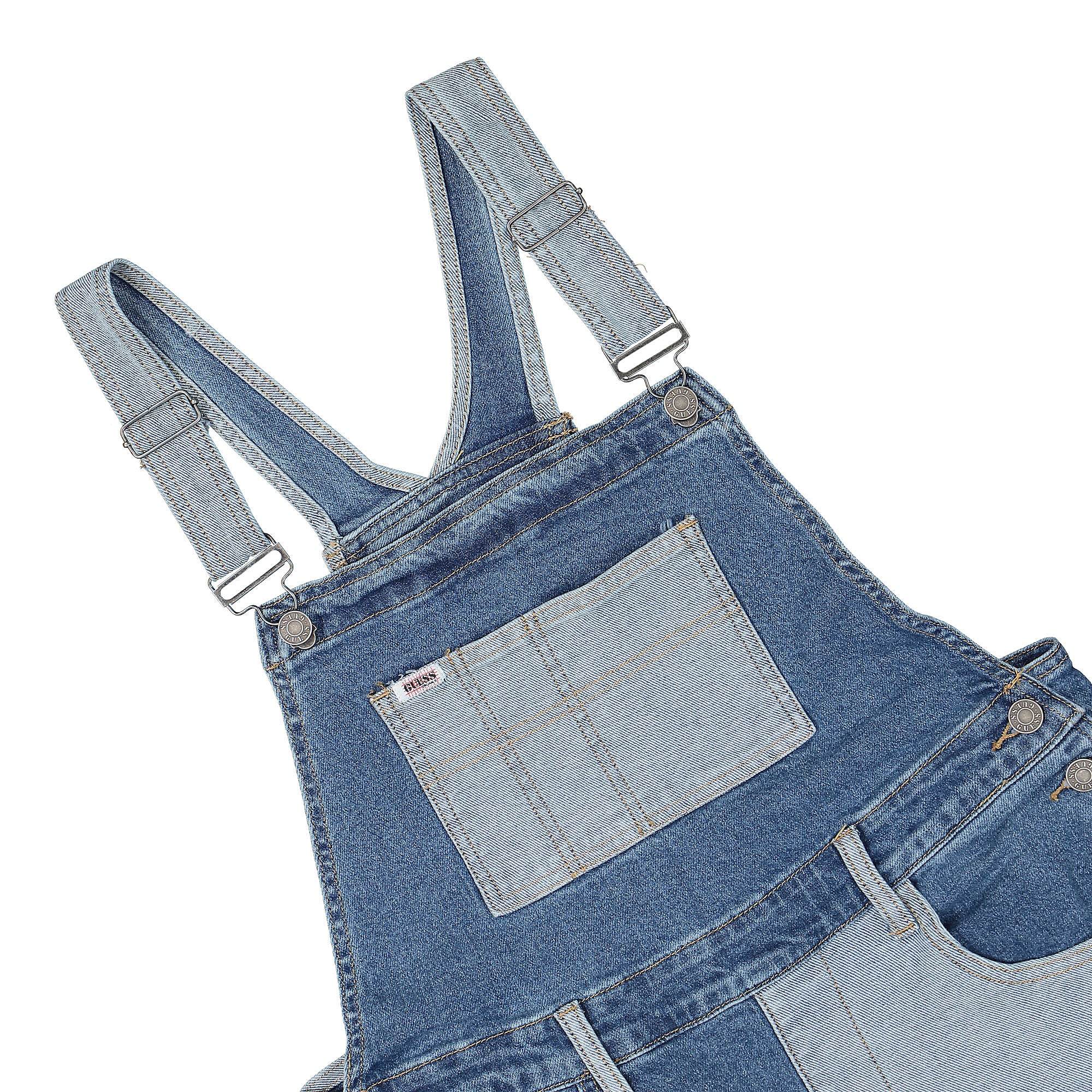 GUESS Originals Wmns Go Colorblock Overalls Go Ally Wash Overalls Detailfoto | Overkill