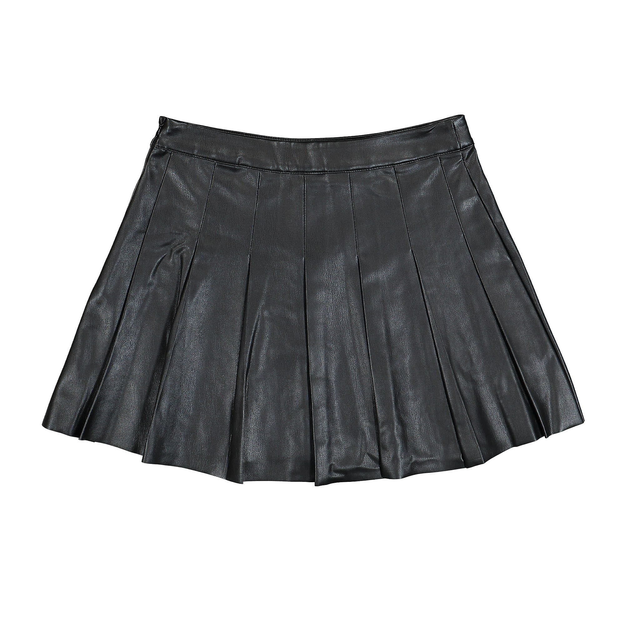 GUESS Originals Wmns Go Josi Pu Leather Skirt Jet Black Skirts Material | Overkill