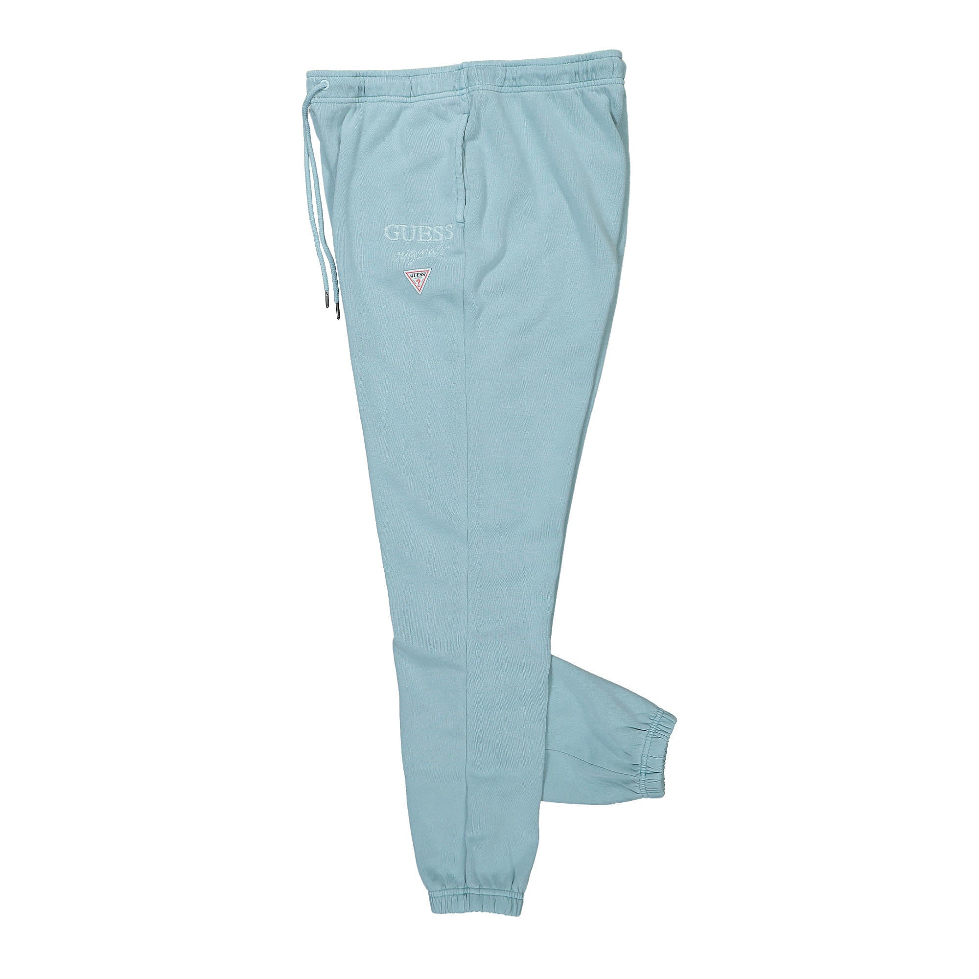 GUESS Originals Wmns Go Olivia Classic Logo Sweat Pant Soft Teal Sweat & Track Pants Close-up | Overkill