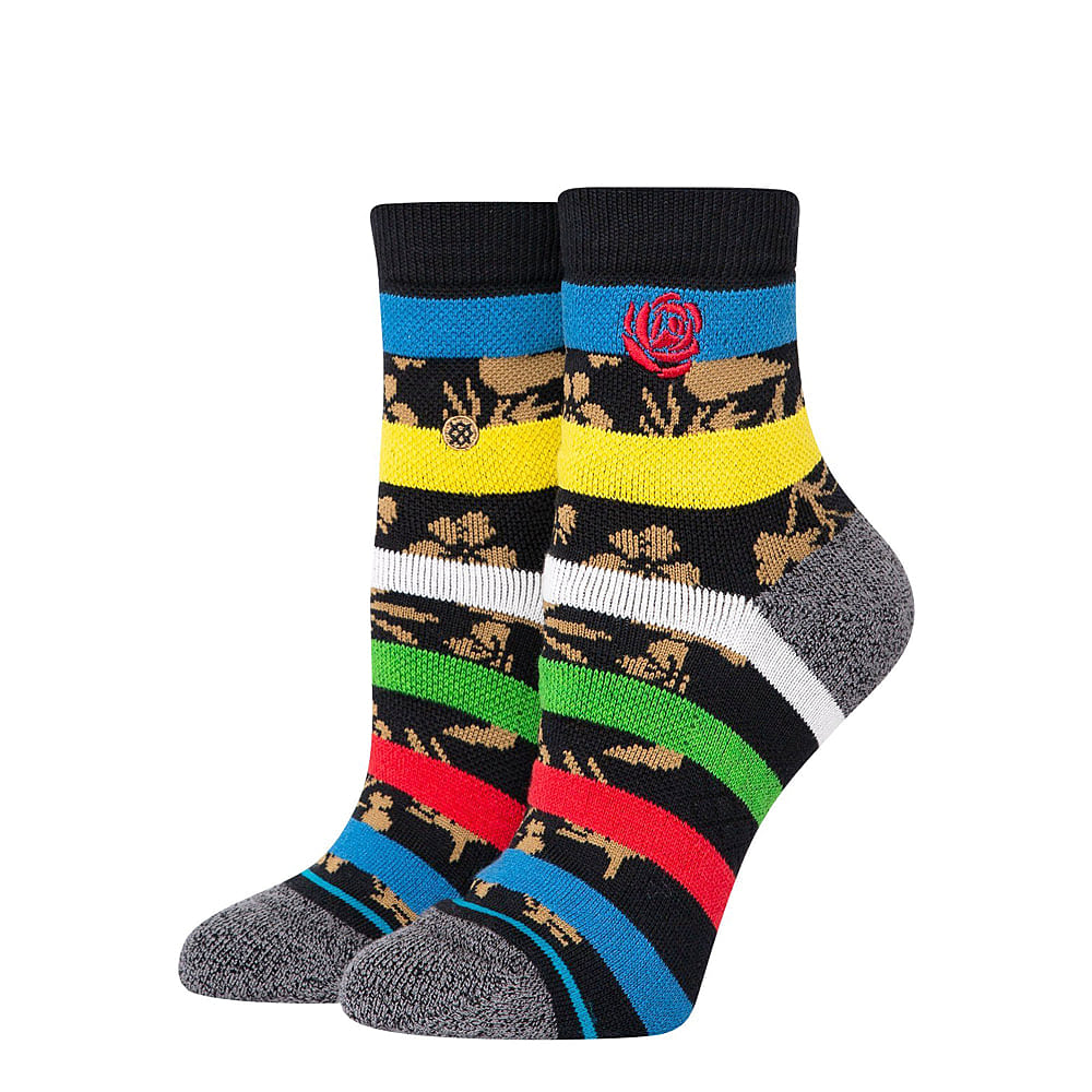 Stance Wmns Petal Power QTR Socks Black Socks W326B20PET-BLK | Overkill
