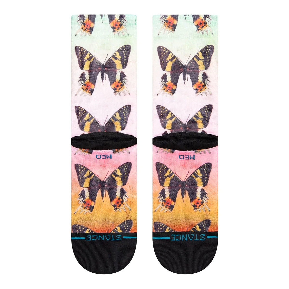 Stance Wmns Aflutter Crew Socks Multi Socks Close-up | Overkill