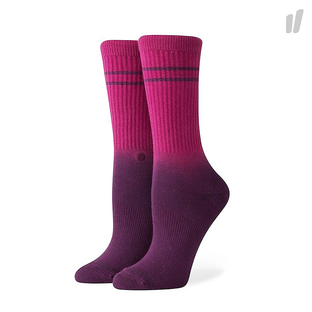 Stance Wmns Uncommon Dip Crew Socks Maroon Socks W556D18UNC-MRN | Overkill