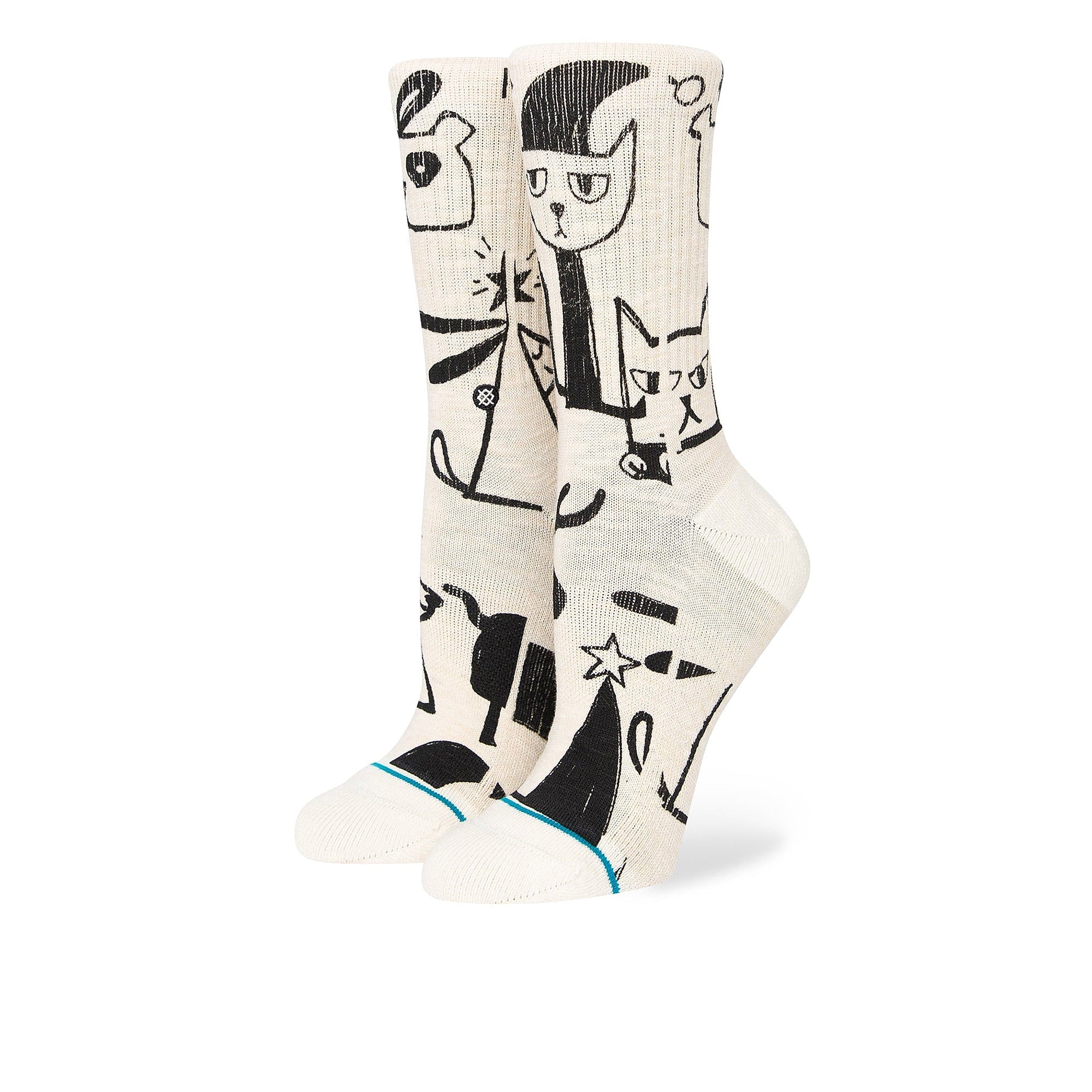 Stance Wmns Christmas Bazaar Socks Off White Socks W556D22CHR-OFW | Overkill