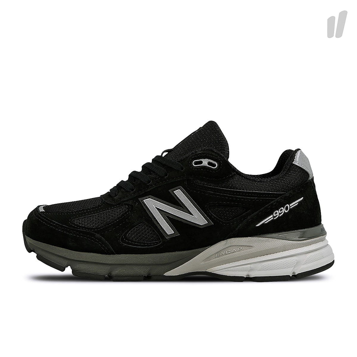 New Balance w 990 bk4 Black Sneakers 509494-50-8 | Overkill