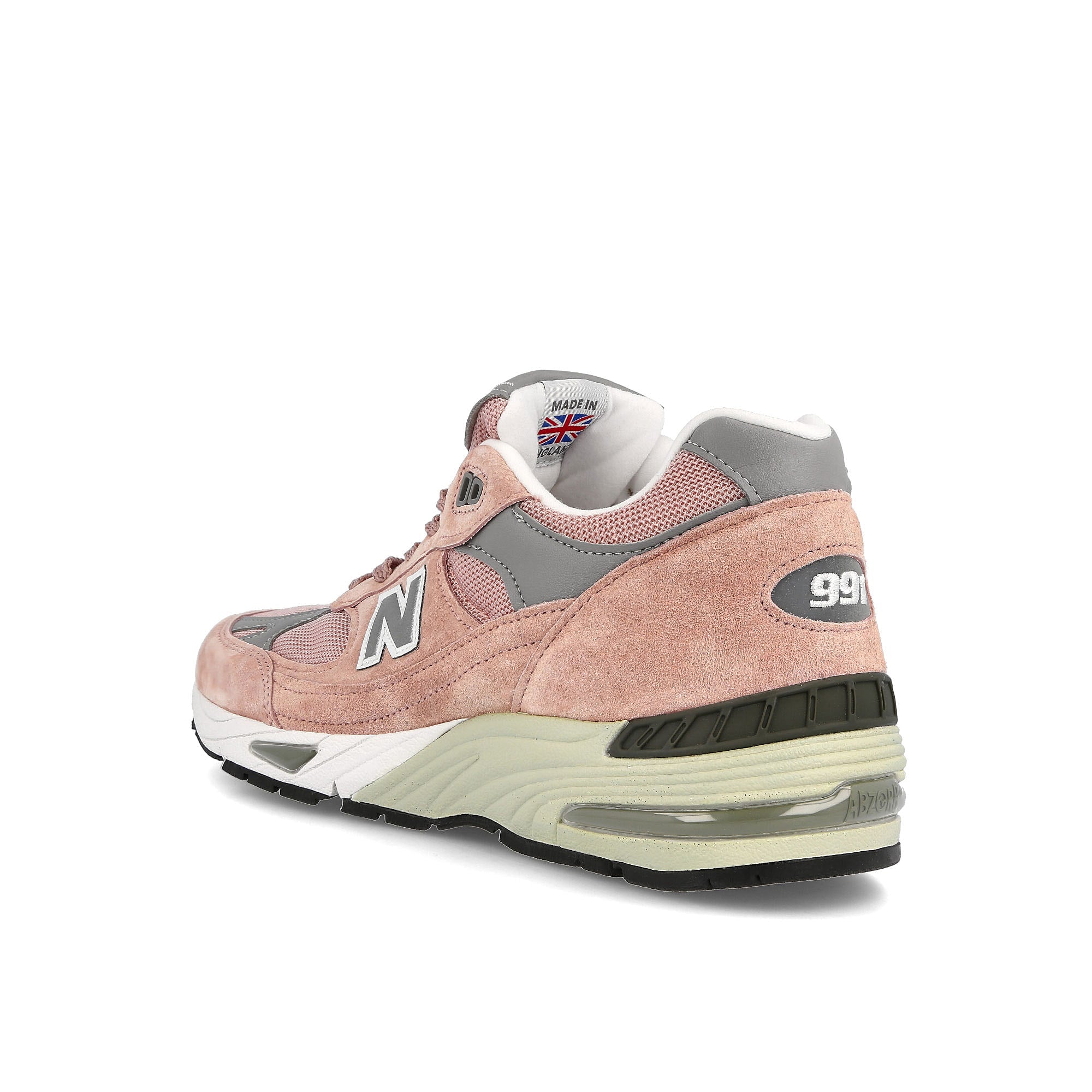 New Balance w 991 pnk Pink-White Sneakers Material | Overkill