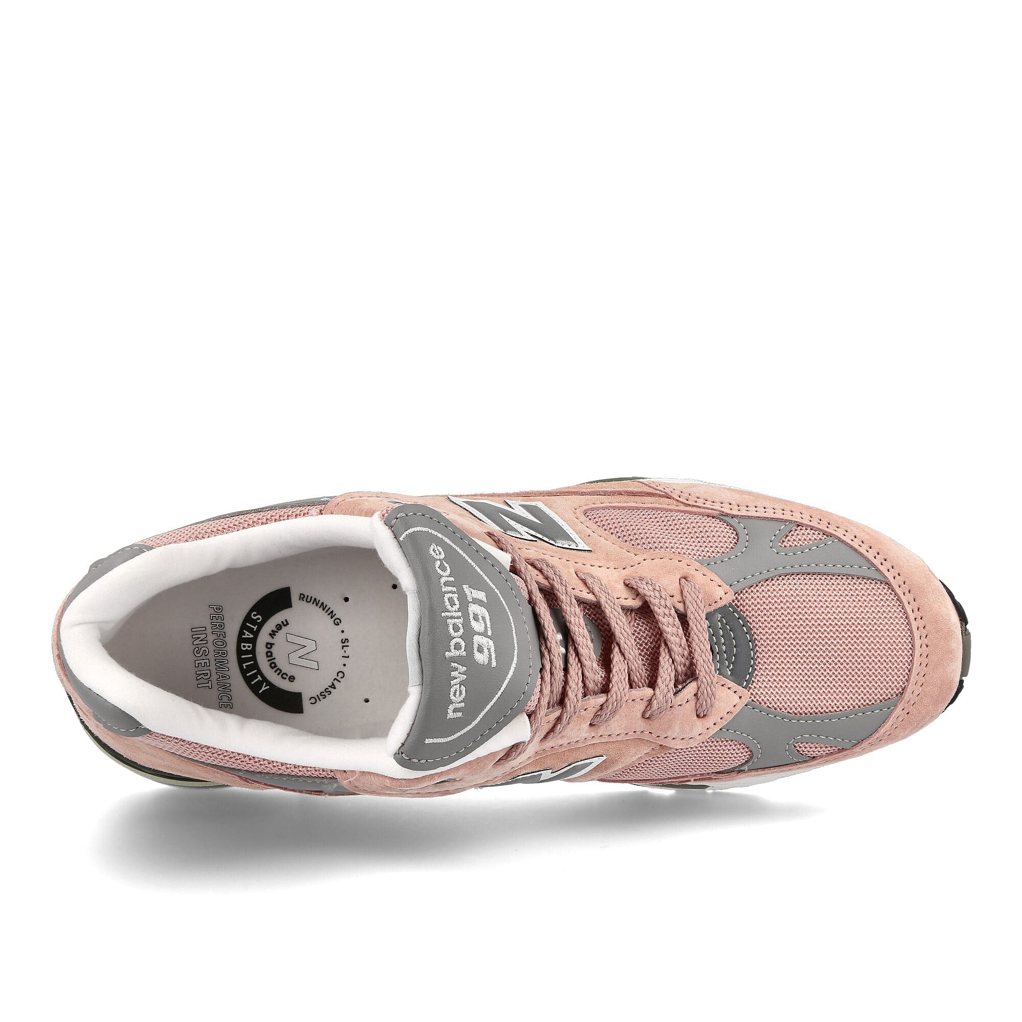 New Balance w 991 pnk Pink-White Sneakers Detailfoto | Overkill