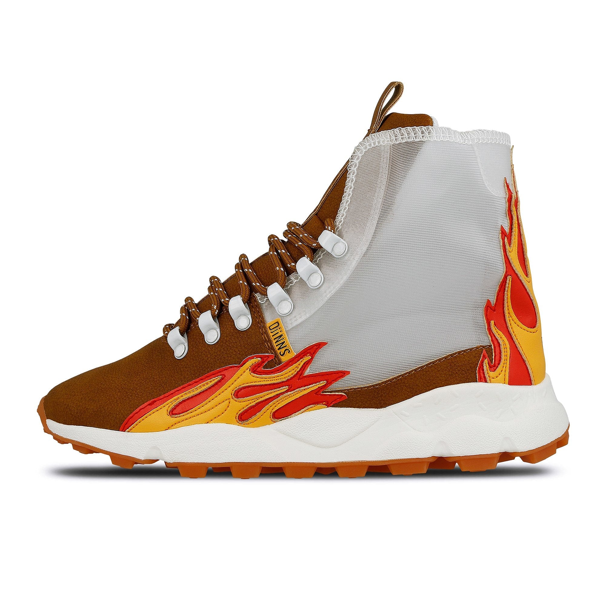 Djinn´s WALD x Djinn´s TrekHigh Transparent / Flames Sneakers | Overkill