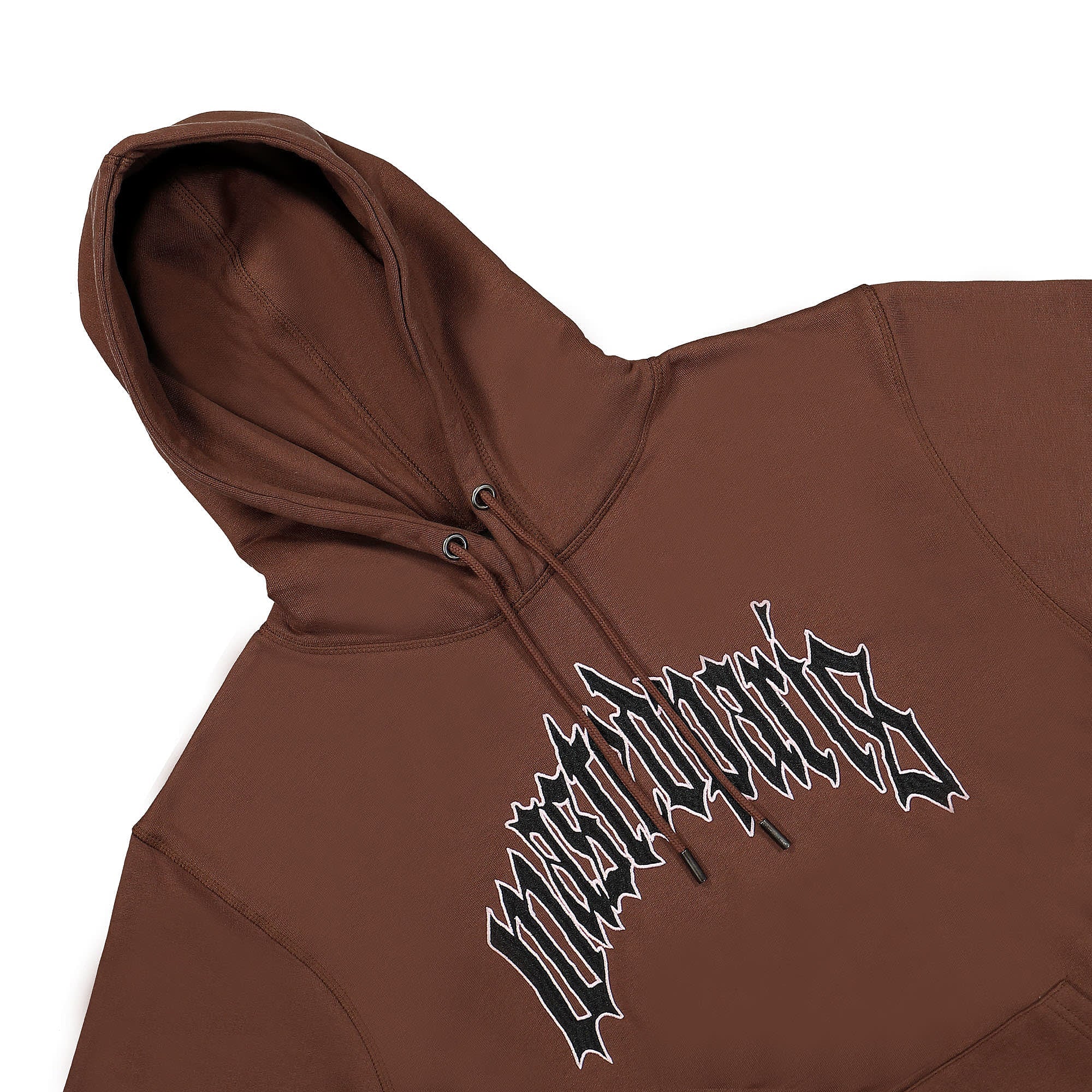 Wasted Paris Arch Hoodie Brown Hoodies Close-up | Overkill