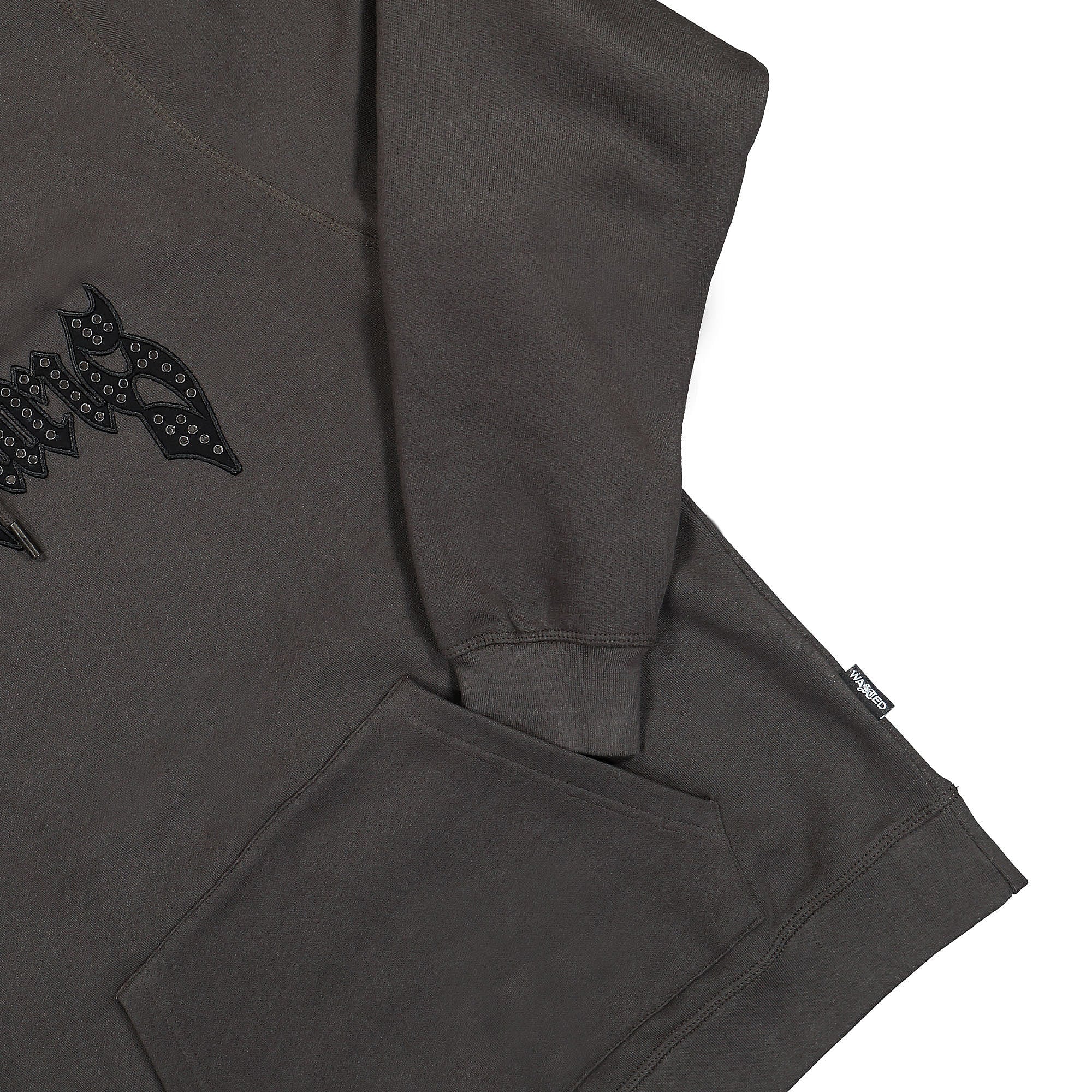 Wasted Paris Iron Pitcher Hoodie Charcoal Hoodies Detailfoto | Overkill