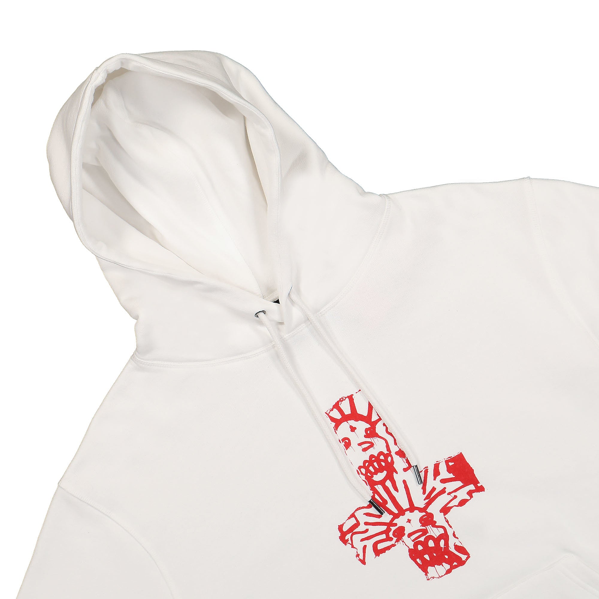Wasted Paris Rest In Hell Hoodie White Hoodies Material | Overkill