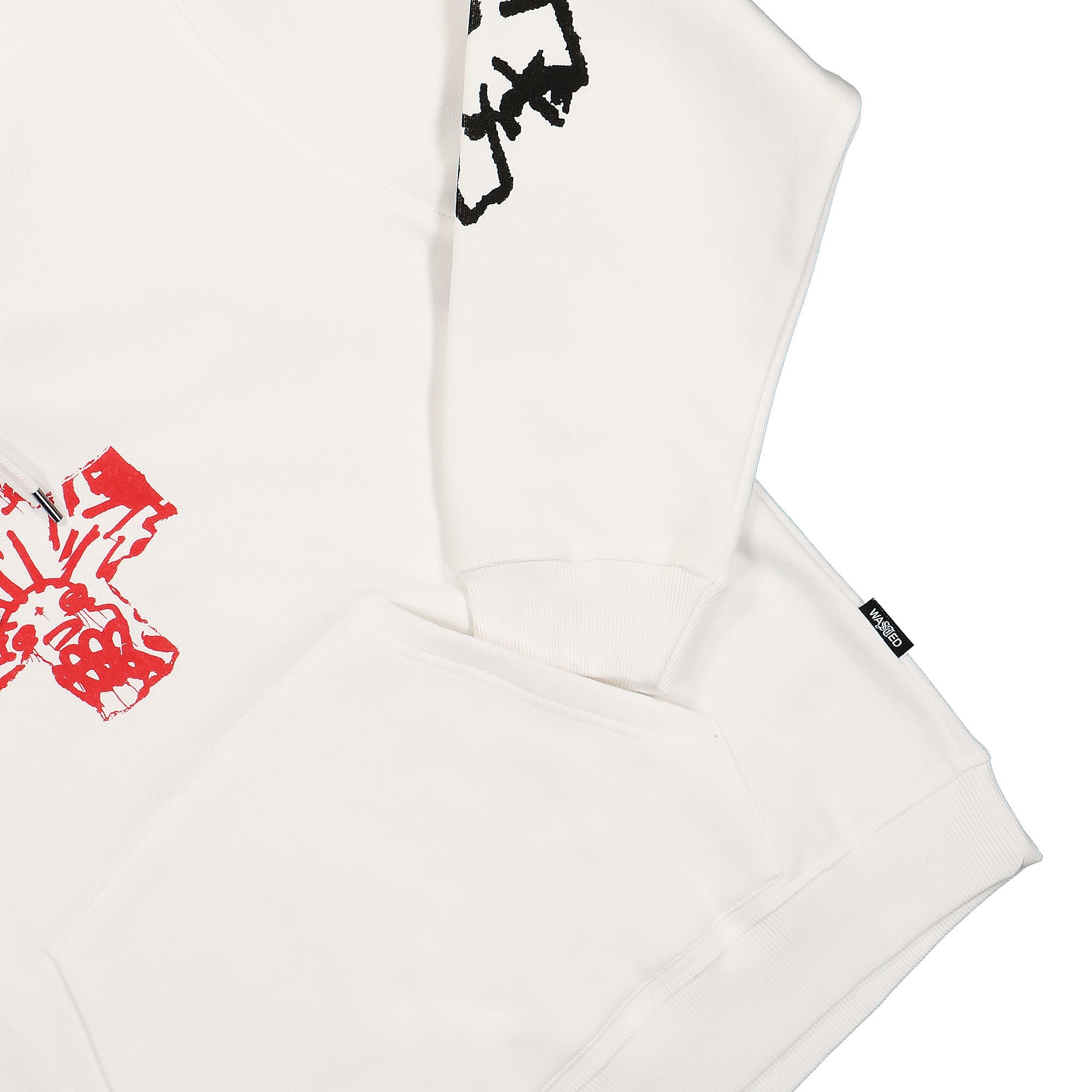 Wasted Paris Rest In Hell Hoodie White Hoodies Detailfoto | Overkill