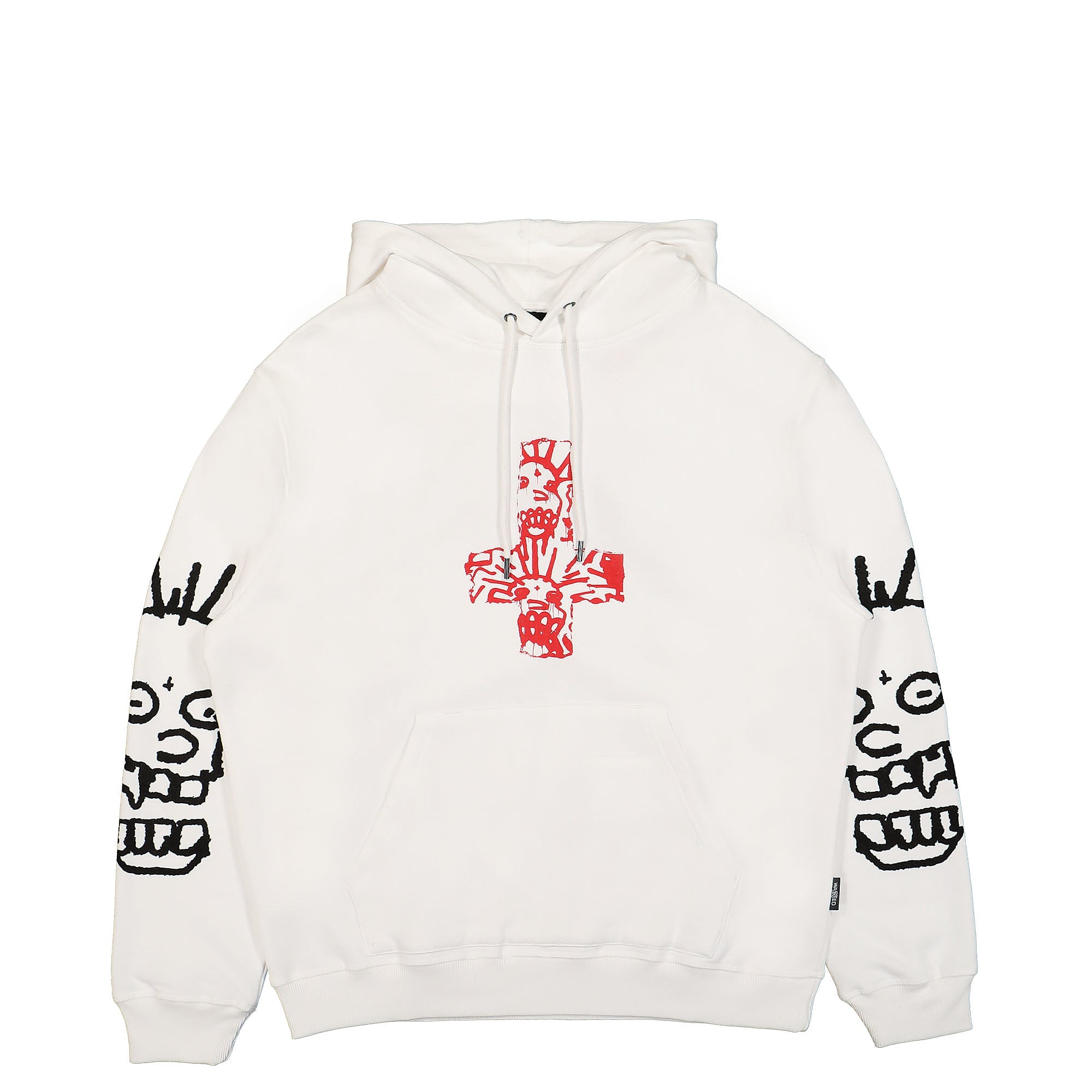 Wasted Paris Rest In Hell Hoodie White Hoodies WPRIHH | Overkill