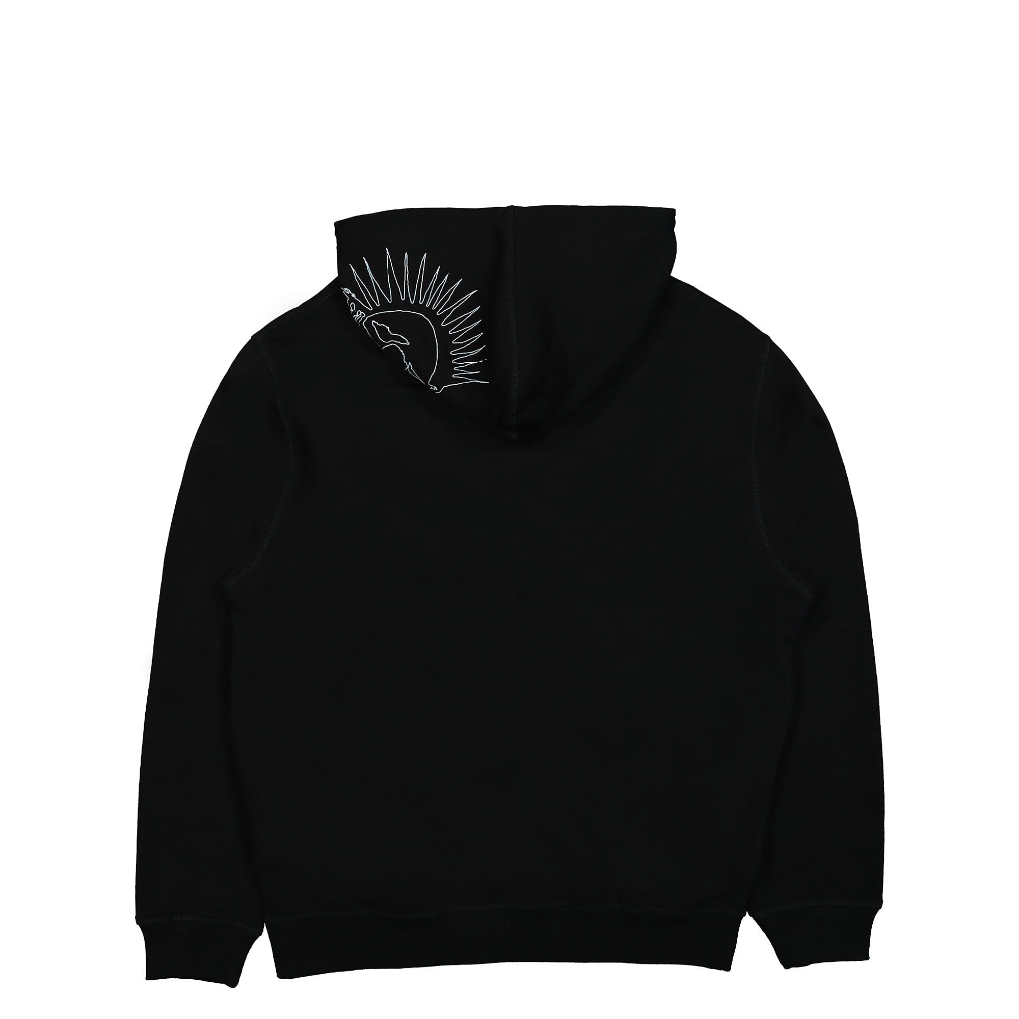 Wasted Paris Side Pocket Exit Hoodie Black Hoodies Material | Overkill