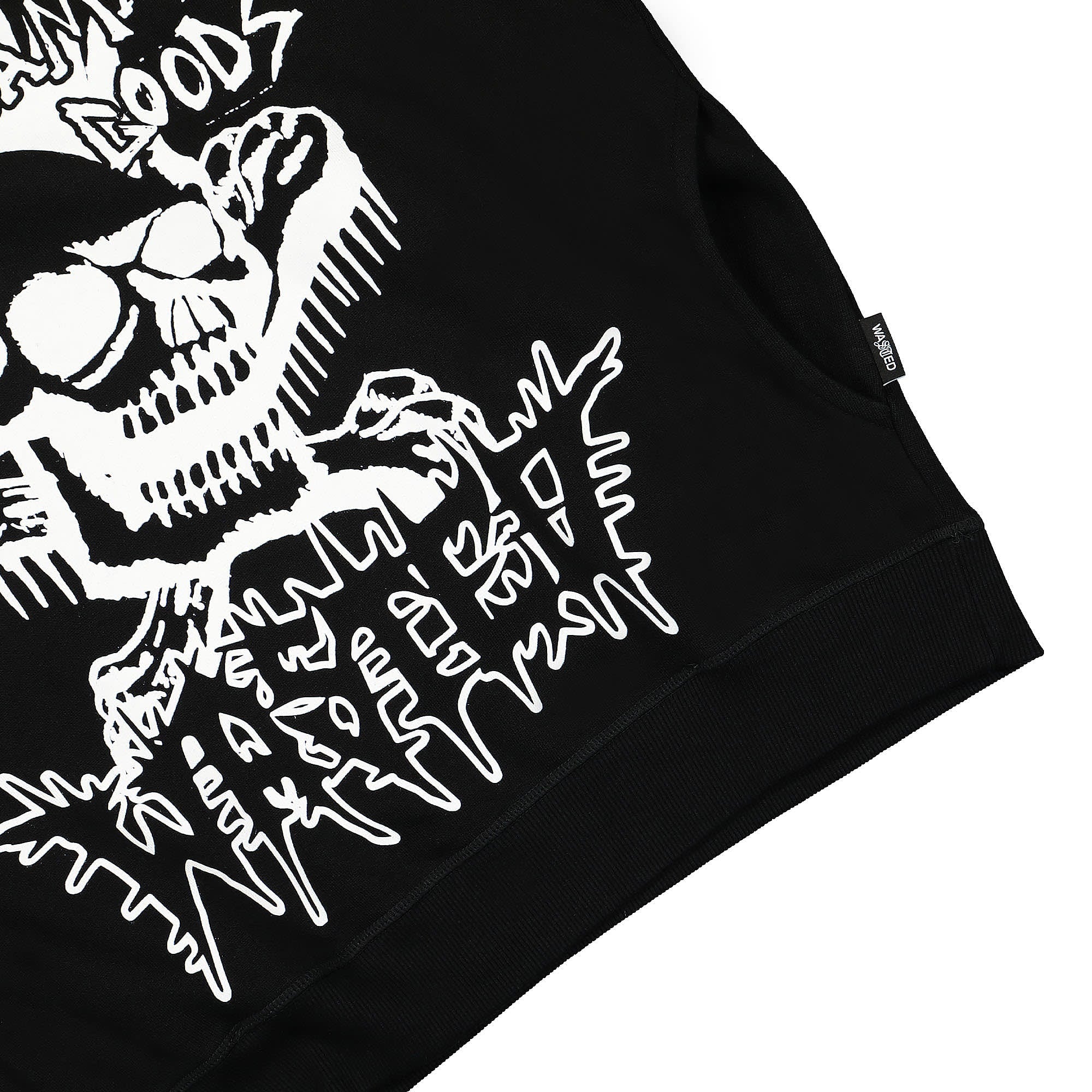 Wasted Paris Side Pocket Exit Hoodie Black Hoodies Detailfoto | Overkill