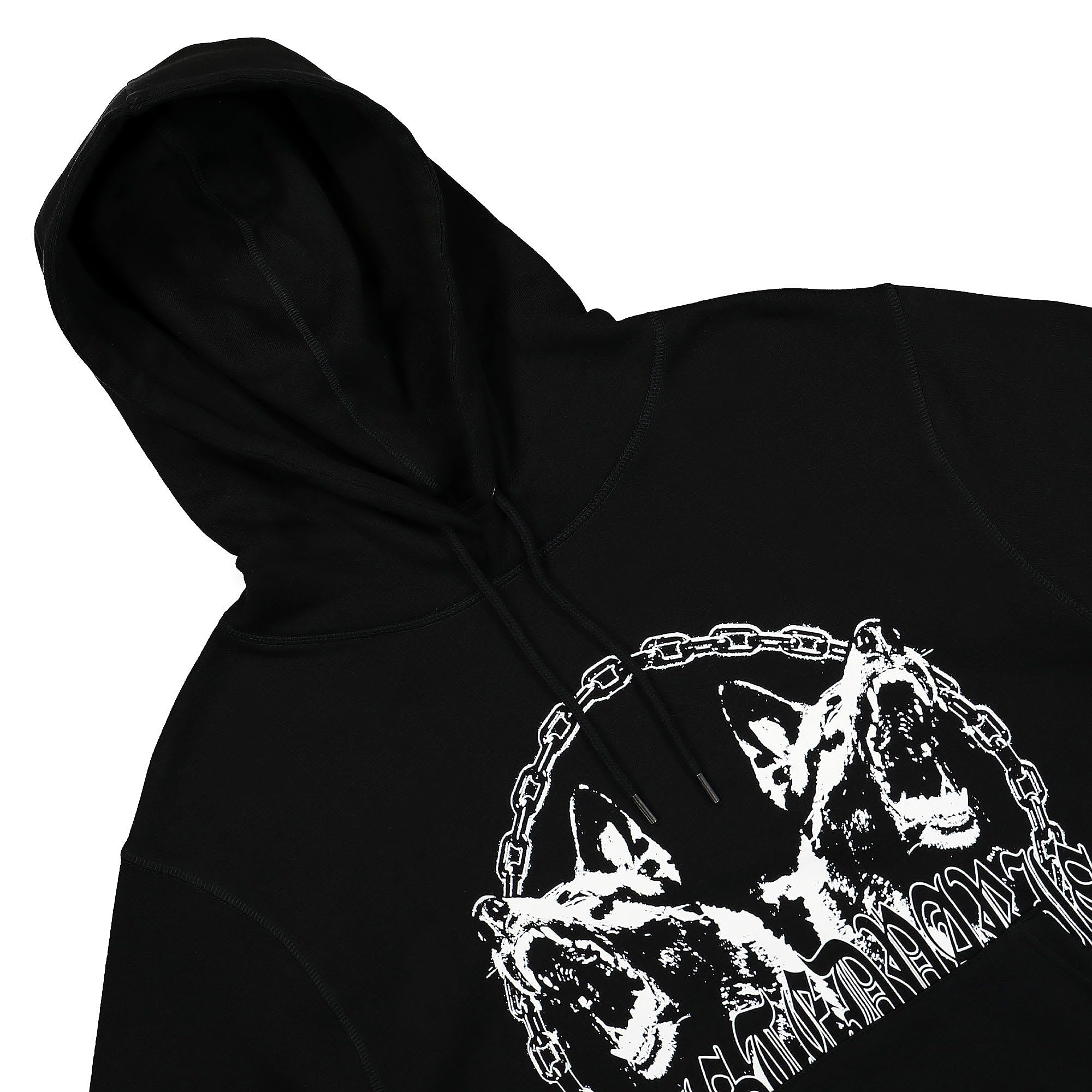 Wasted Paris Unleashed Hoodie Black Hoodies Close-up | Overkill