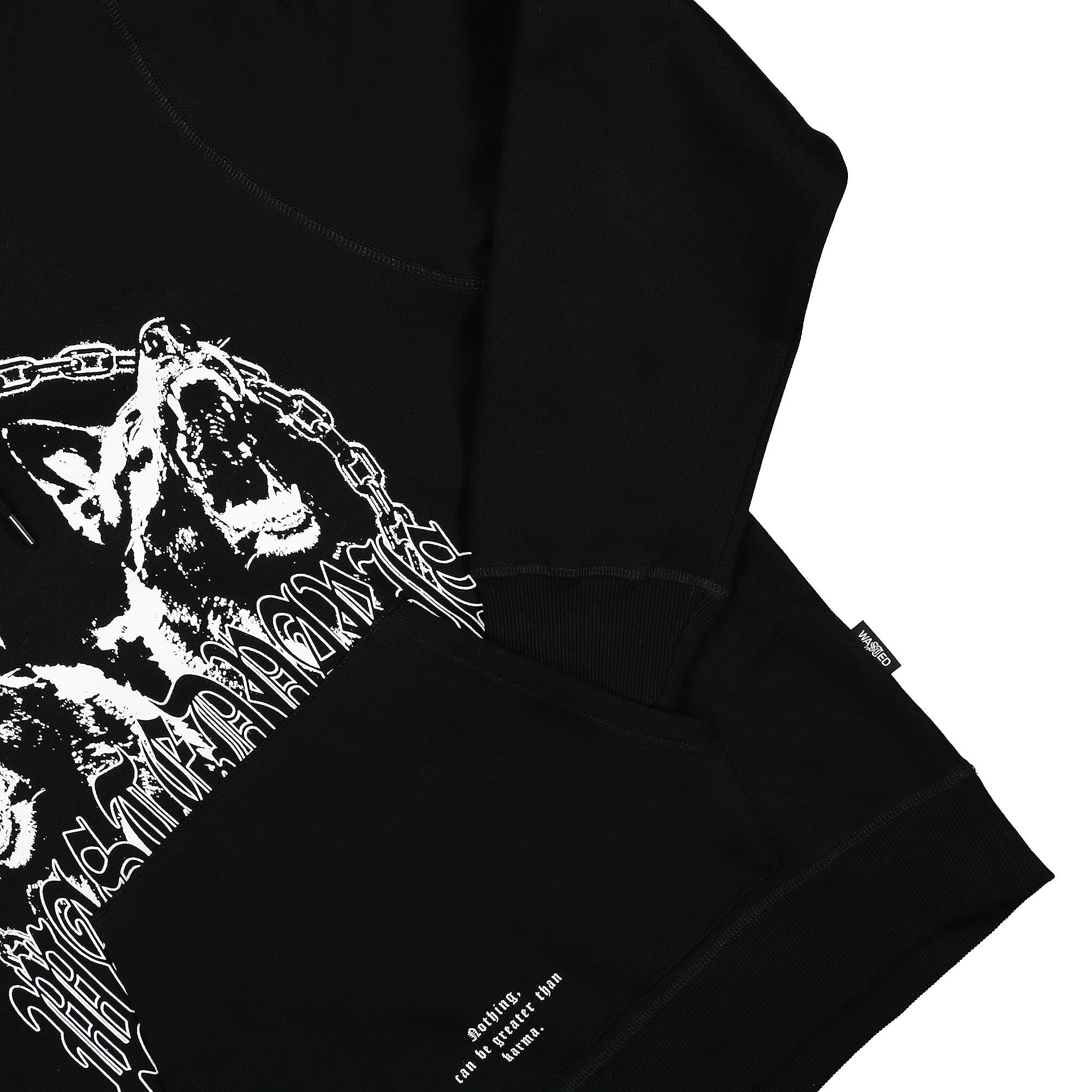Wasted Paris Unleashed Hoodie Black Hoodies Detailfoto | Overkill