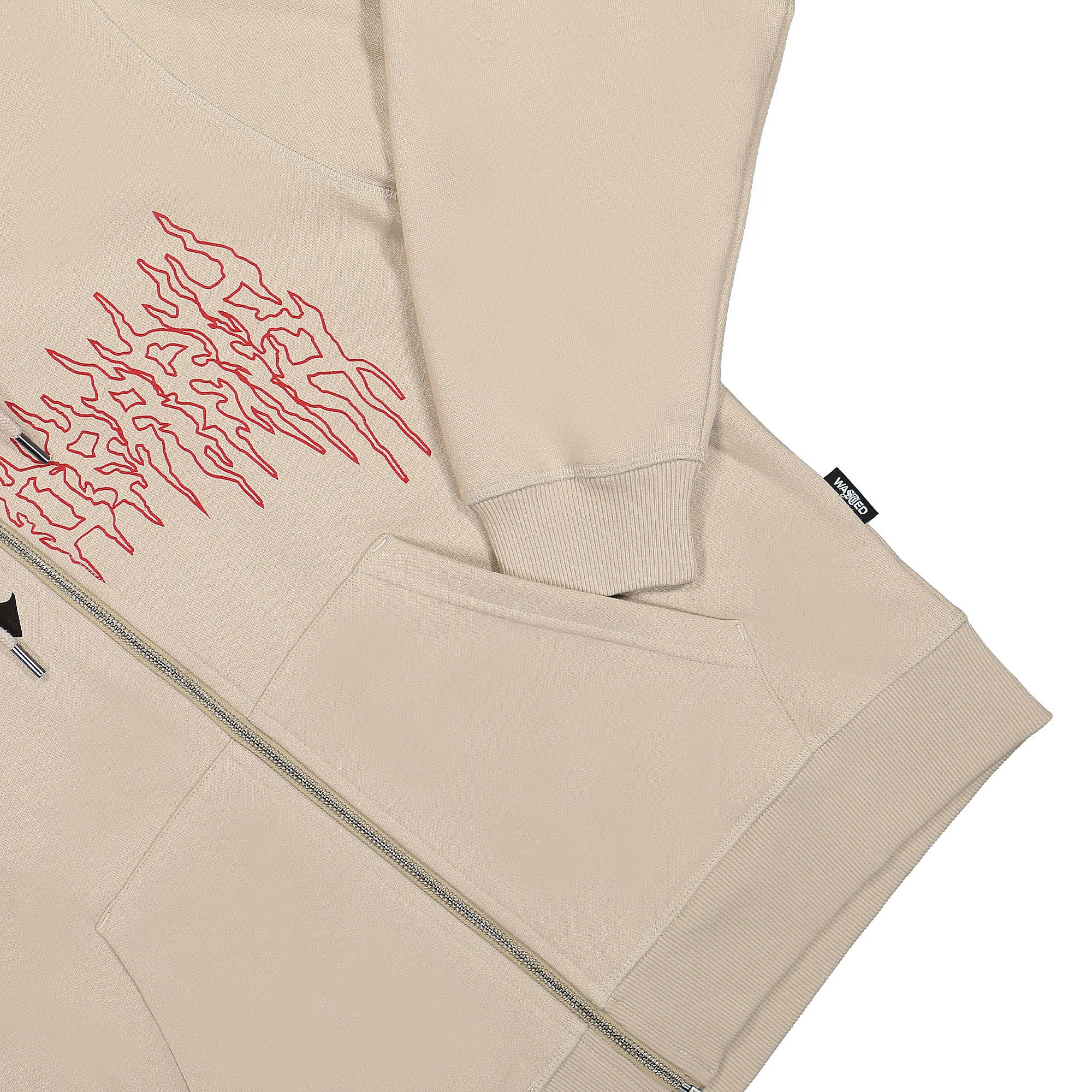 Wasted Paris Dark Pitcher Zip-Hoodie Sand Hoodies Detailfoto | Overkill