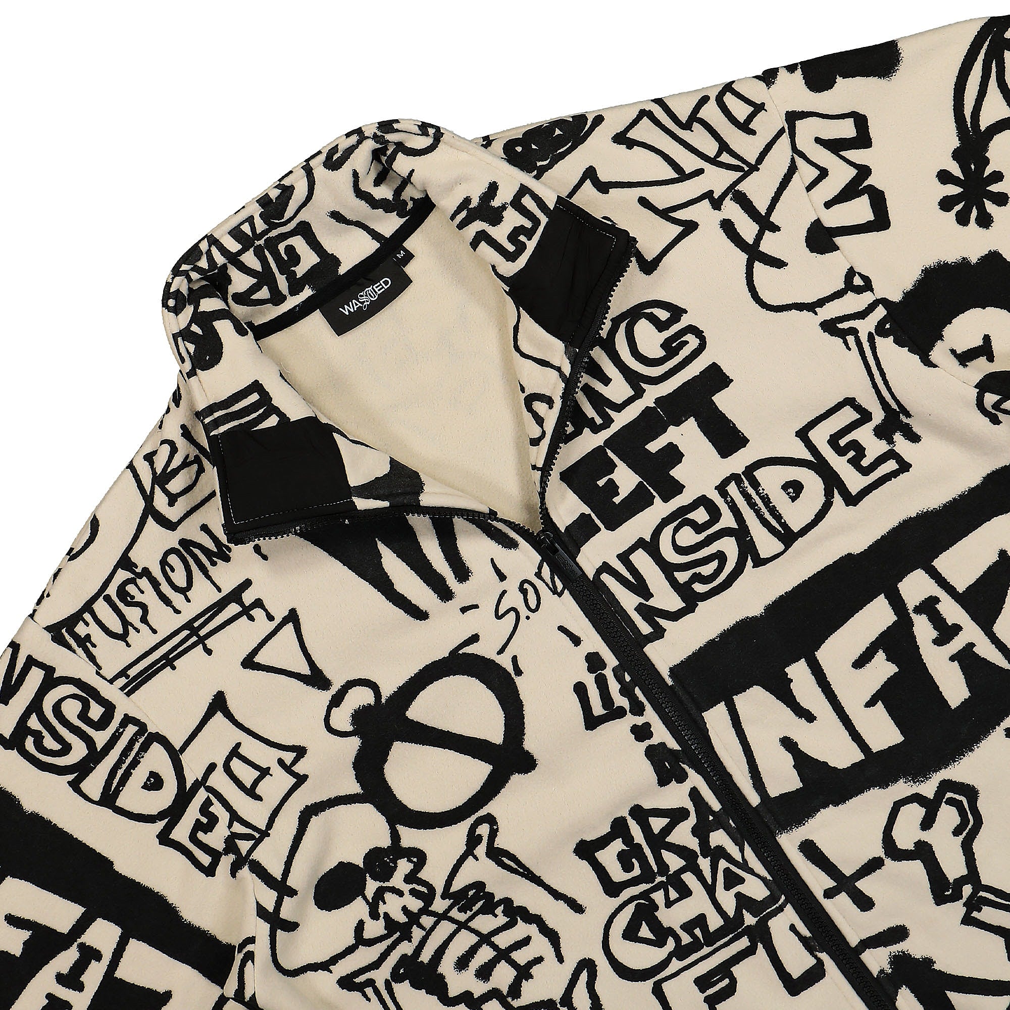 Wasted Paris Grave Polar Jacket Fog White Jackets Close-up | Overkill