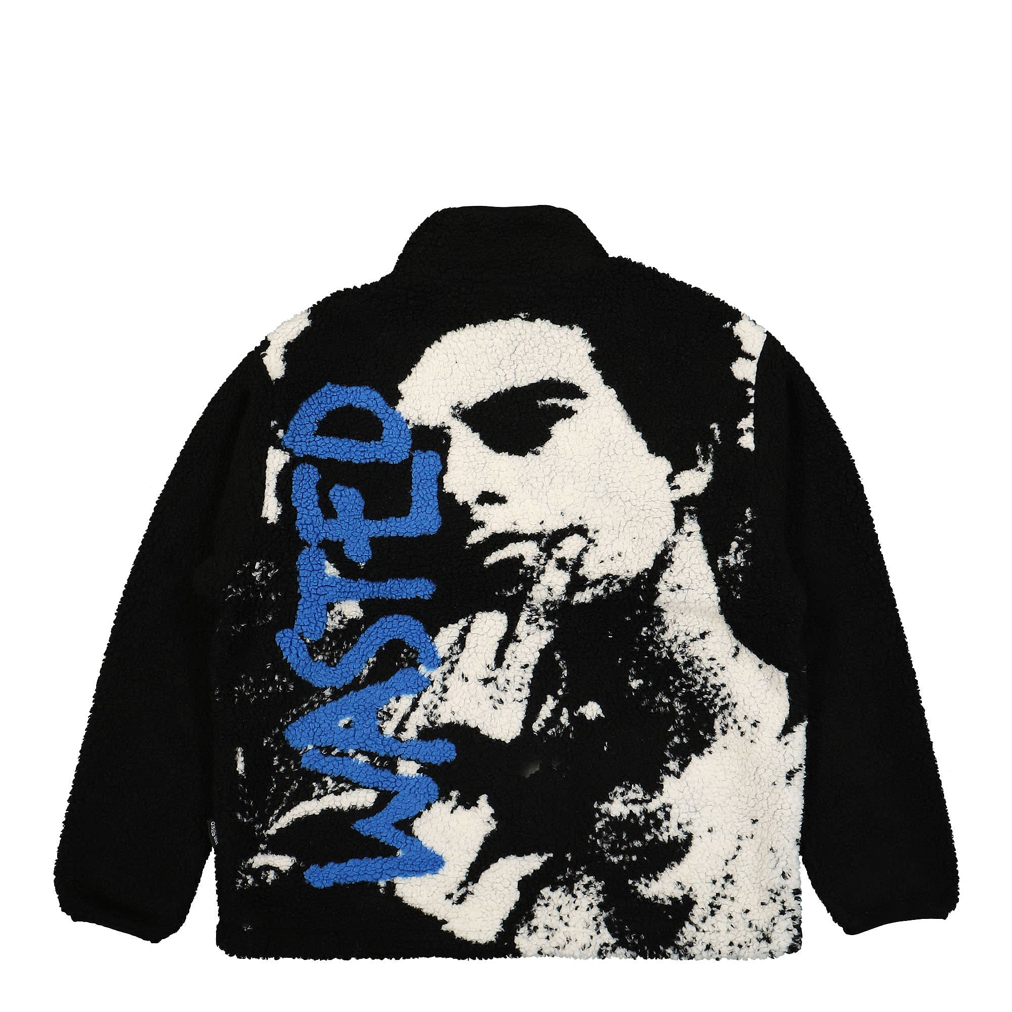 Wasted Paris Pierce Sherpa Jacket Black Jackets Close-up | Overkill