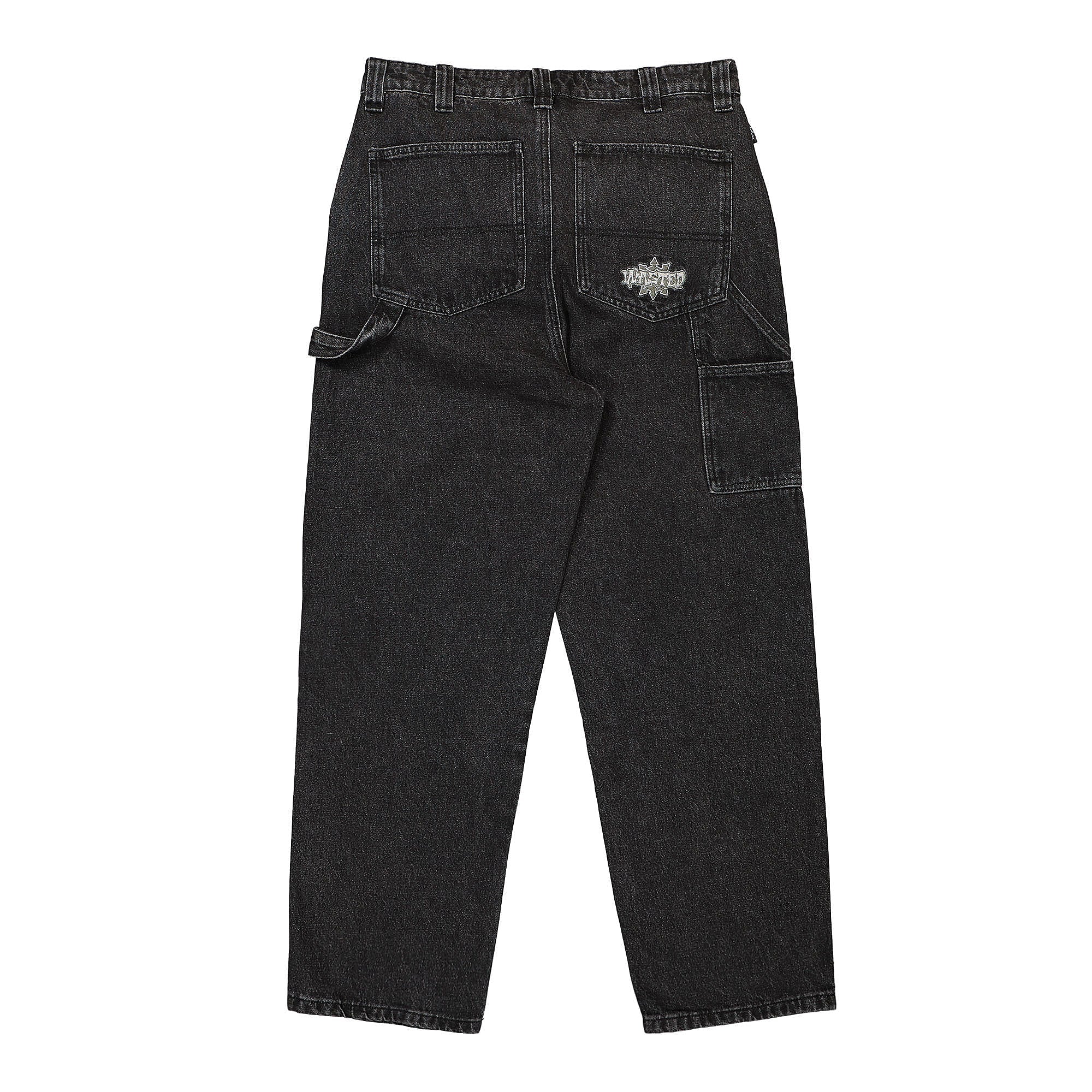Wasted Paris Hammer Double Knee Pant Faded Black Sweat & Track Pants Material | Overkill