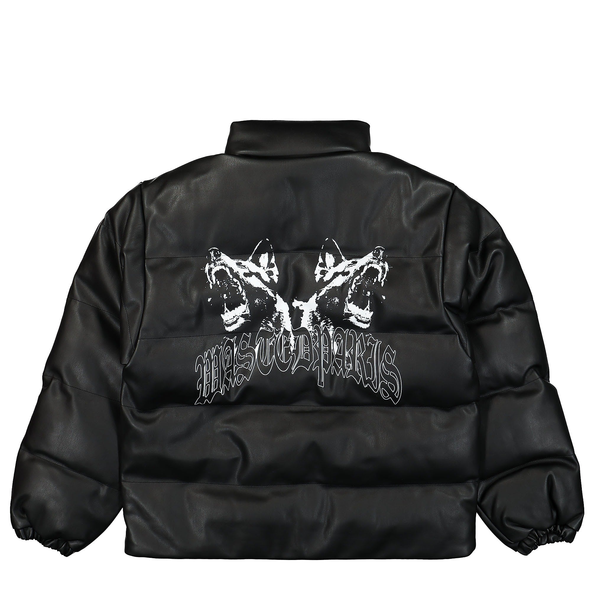 Wasted Paris Puffer Unleashed Jacket Black Jackets Close-up | Overkill