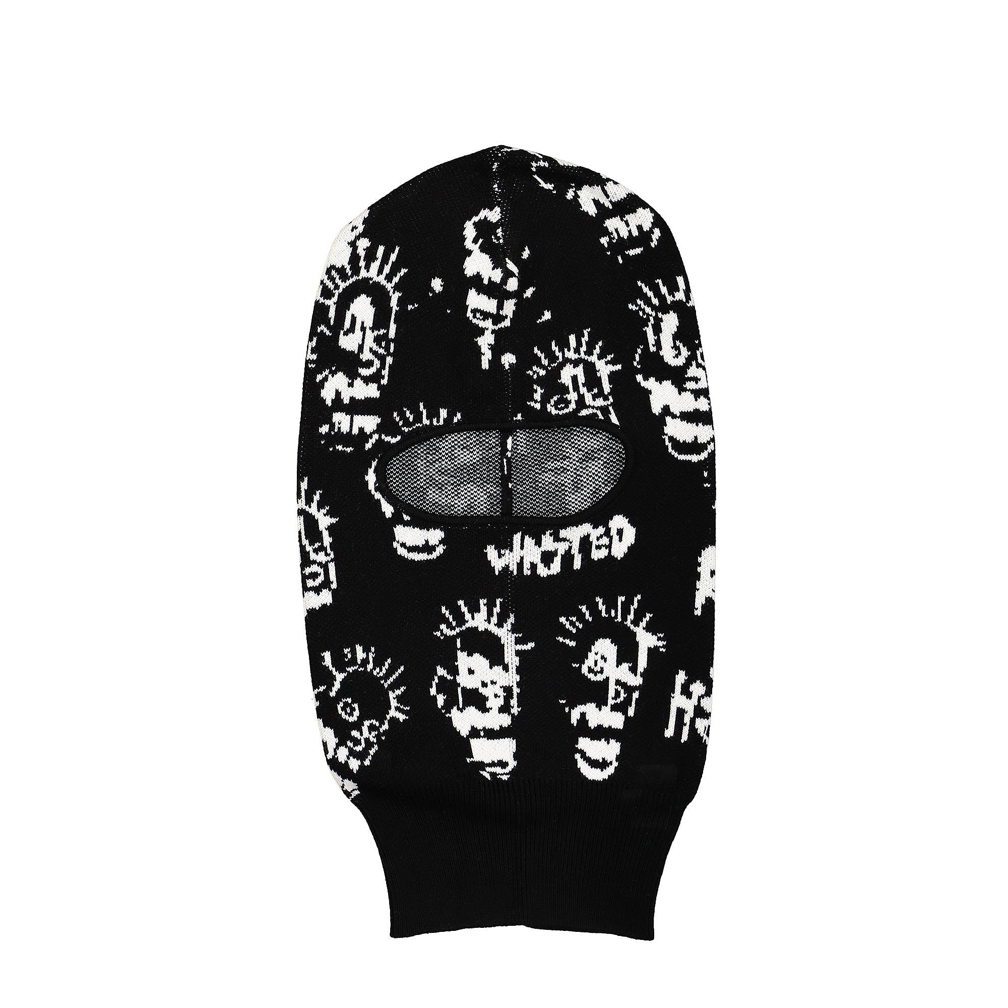 Wasted Paris Ski Mask Skull Hell Beanie Black Balaclavas WPSMSH | Overkill